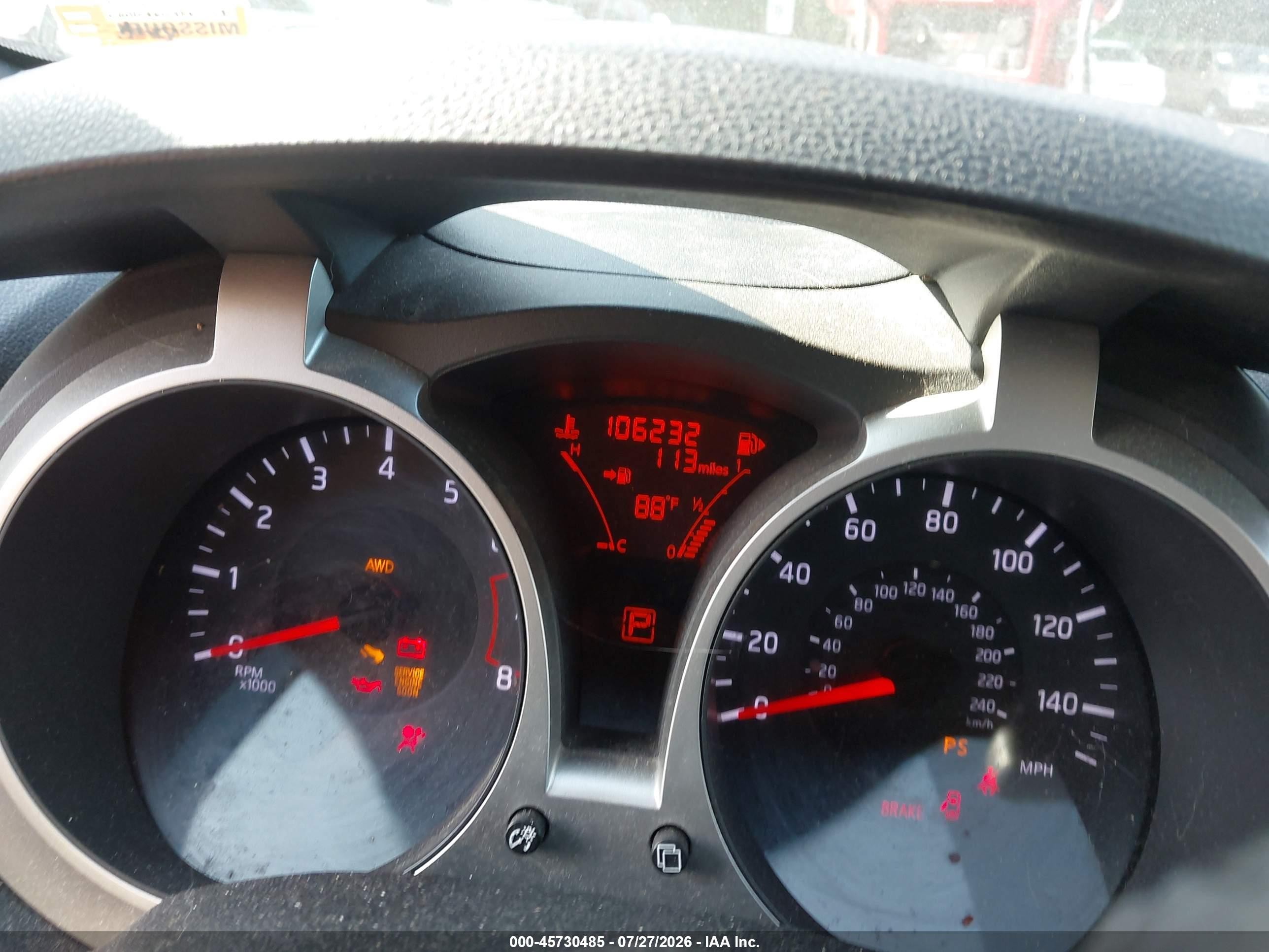 2014 Nissan Juke Sl Gray vin: JN8AF5MVXET363048