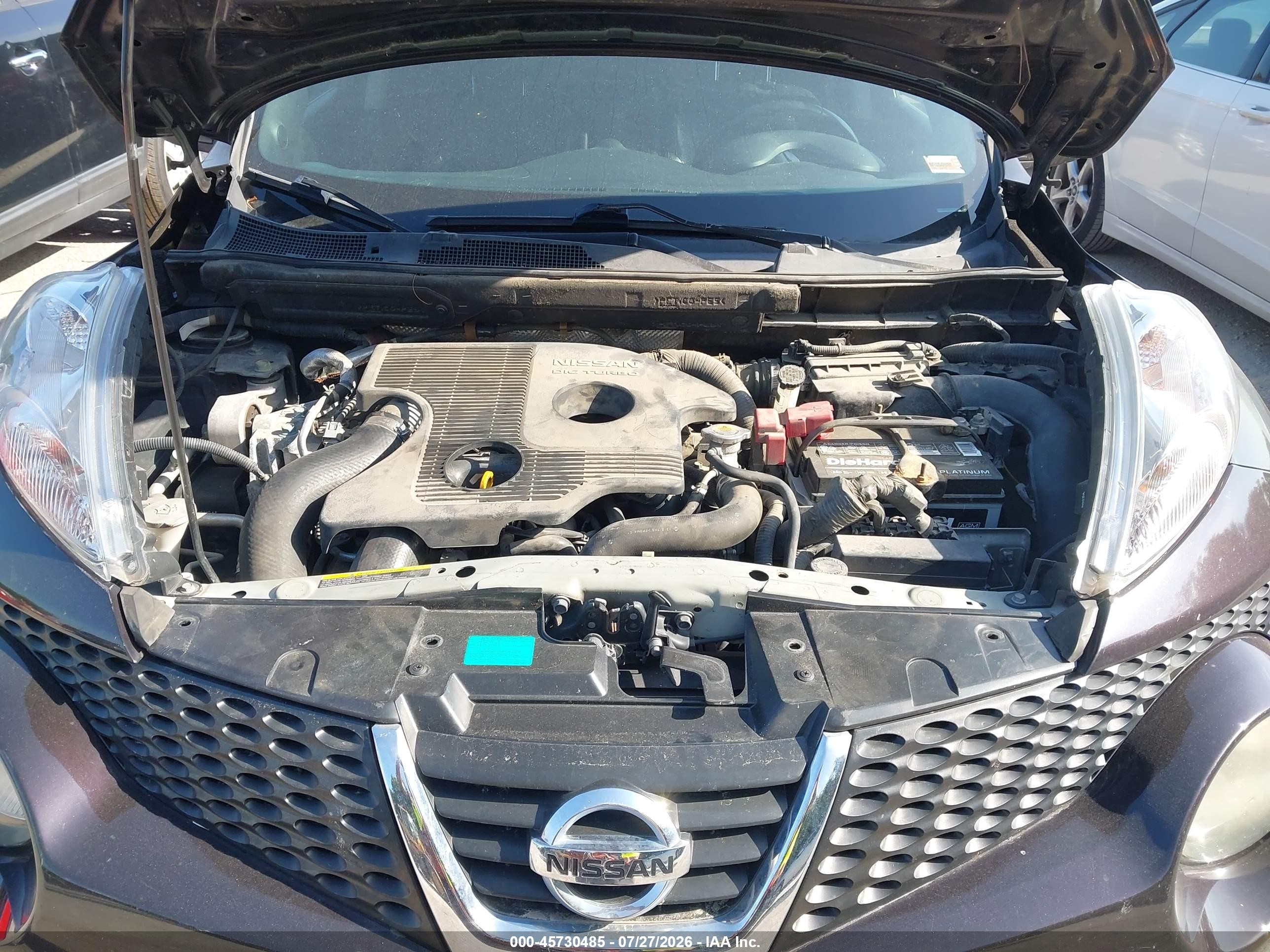 2014 Nissan Juke Sl Gray vin: JN8AF5MVXET363048