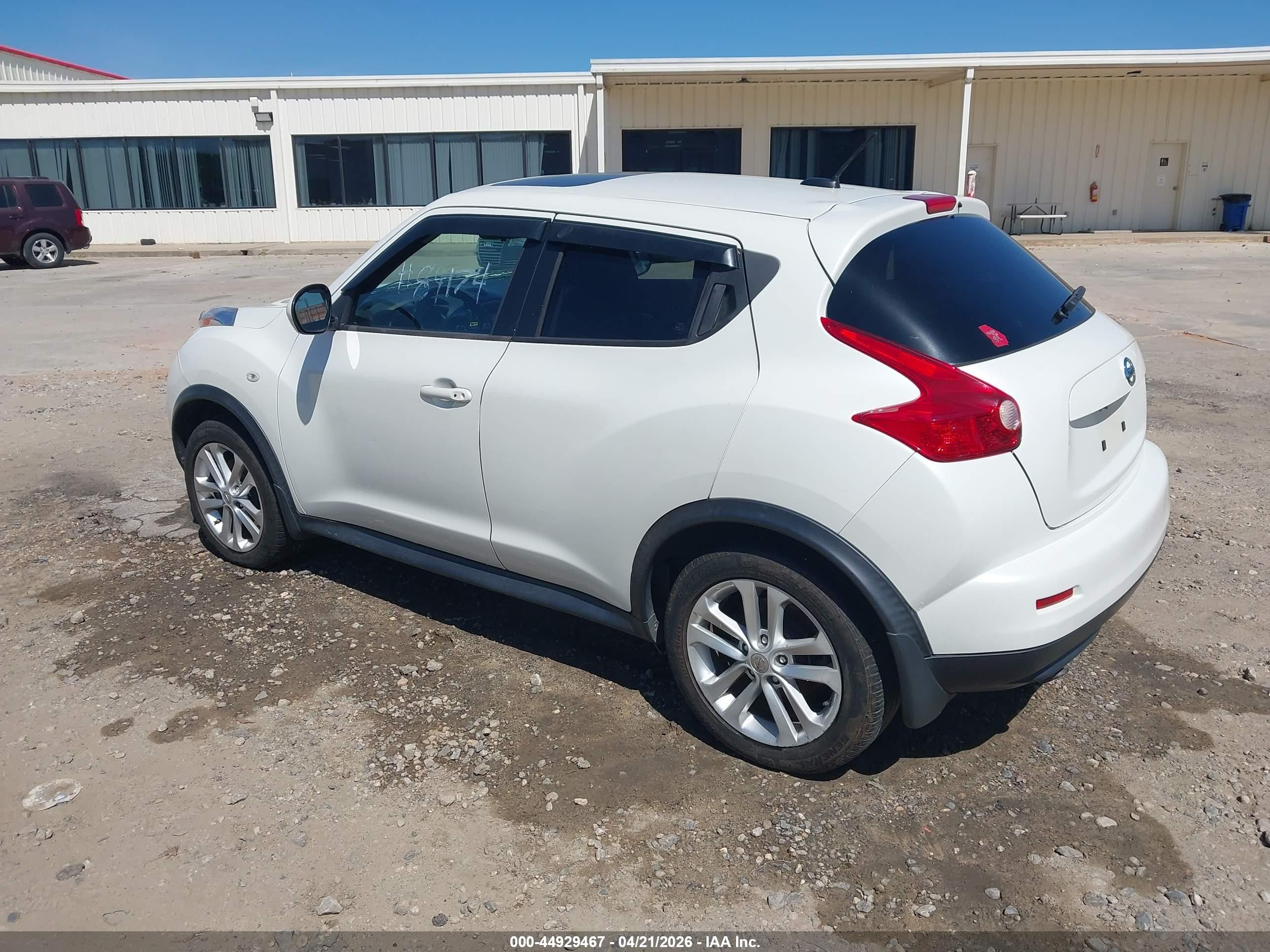 2014 Nissan Juke Sl White vin: JN8AF5MVXET482136