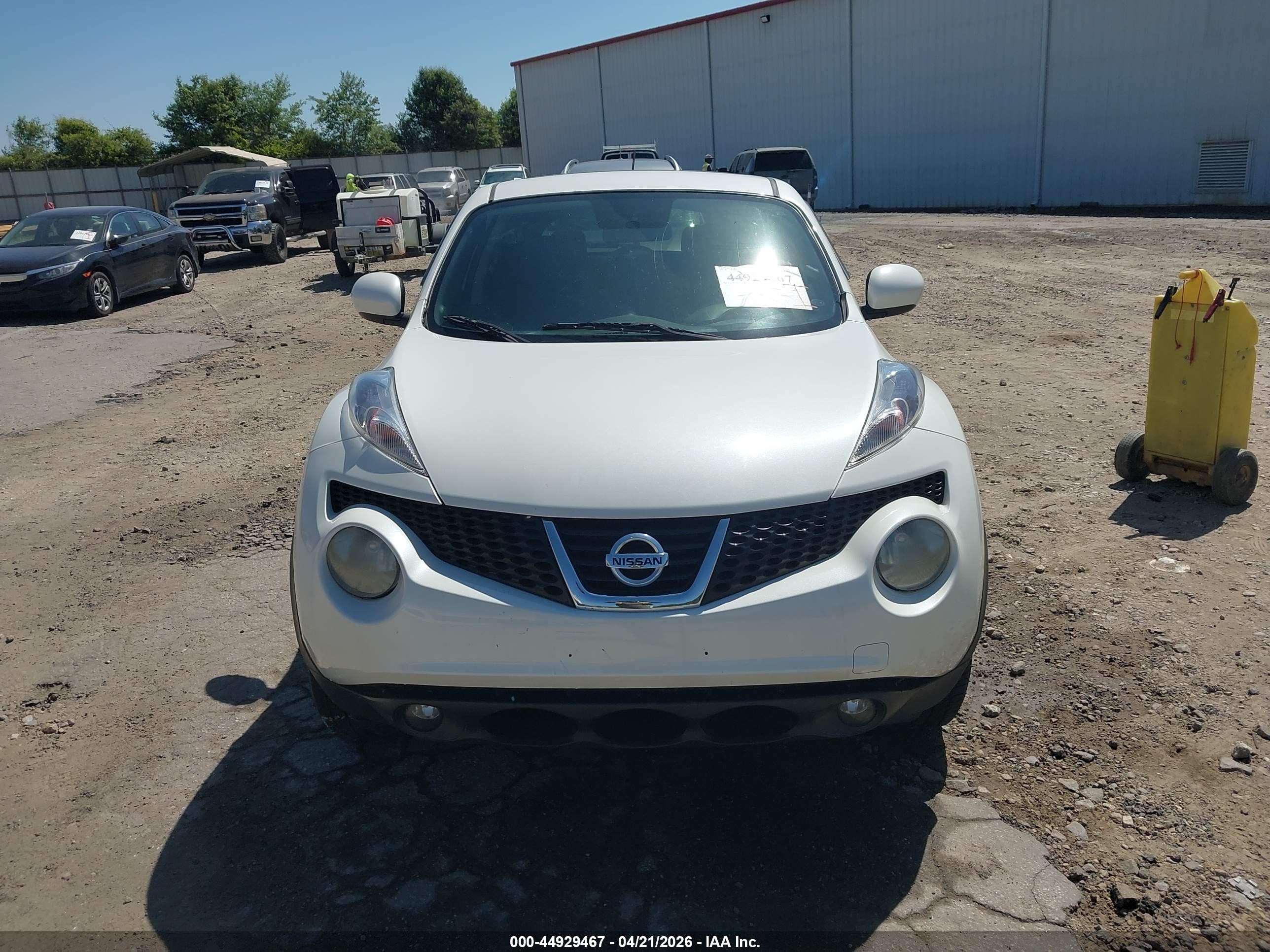 2014 Nissan Juke Sl White vin: JN8AF5MVXET482136