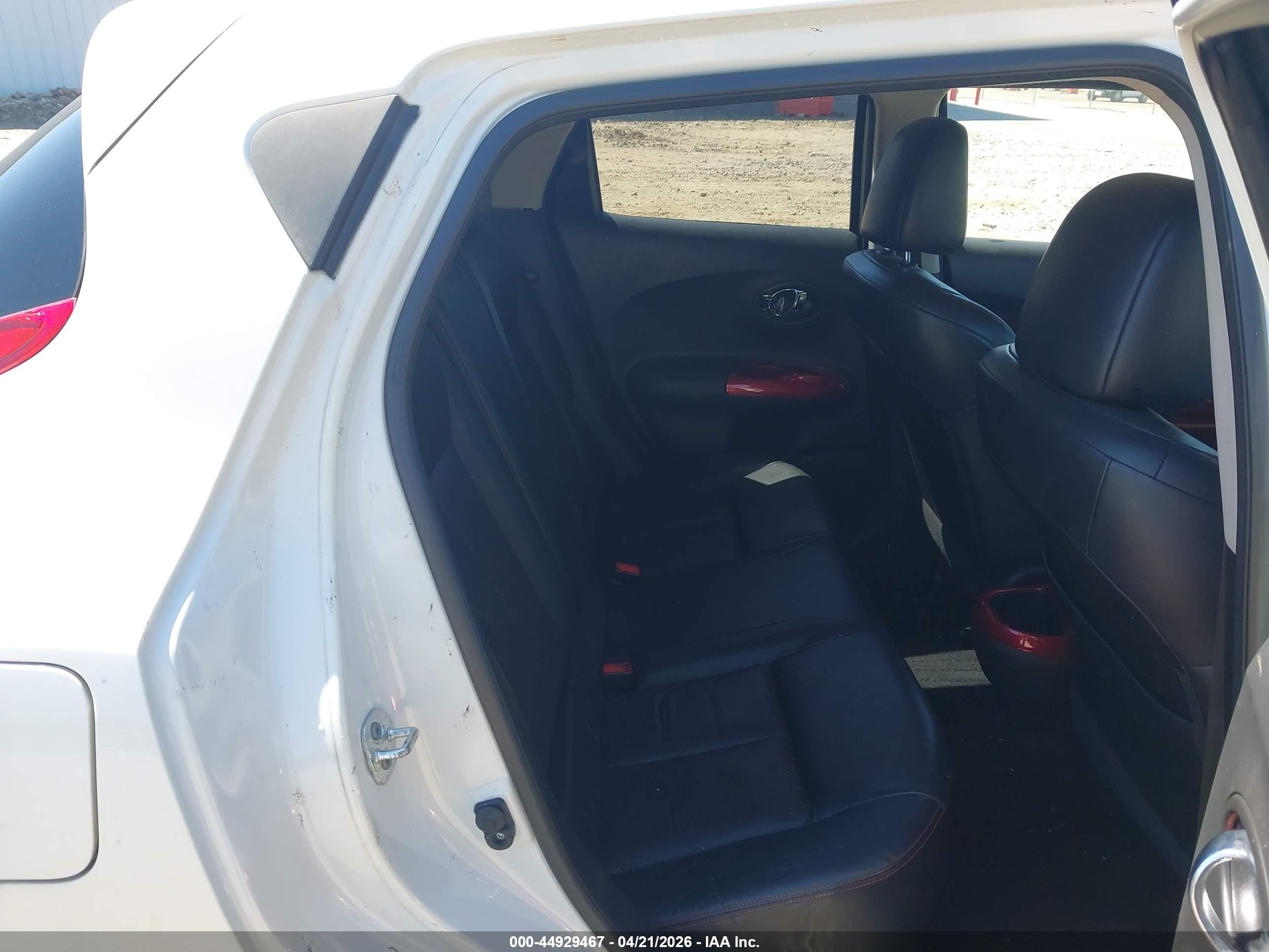 2014 Nissan Juke Sl White vin: JN8AF5MVXET482136