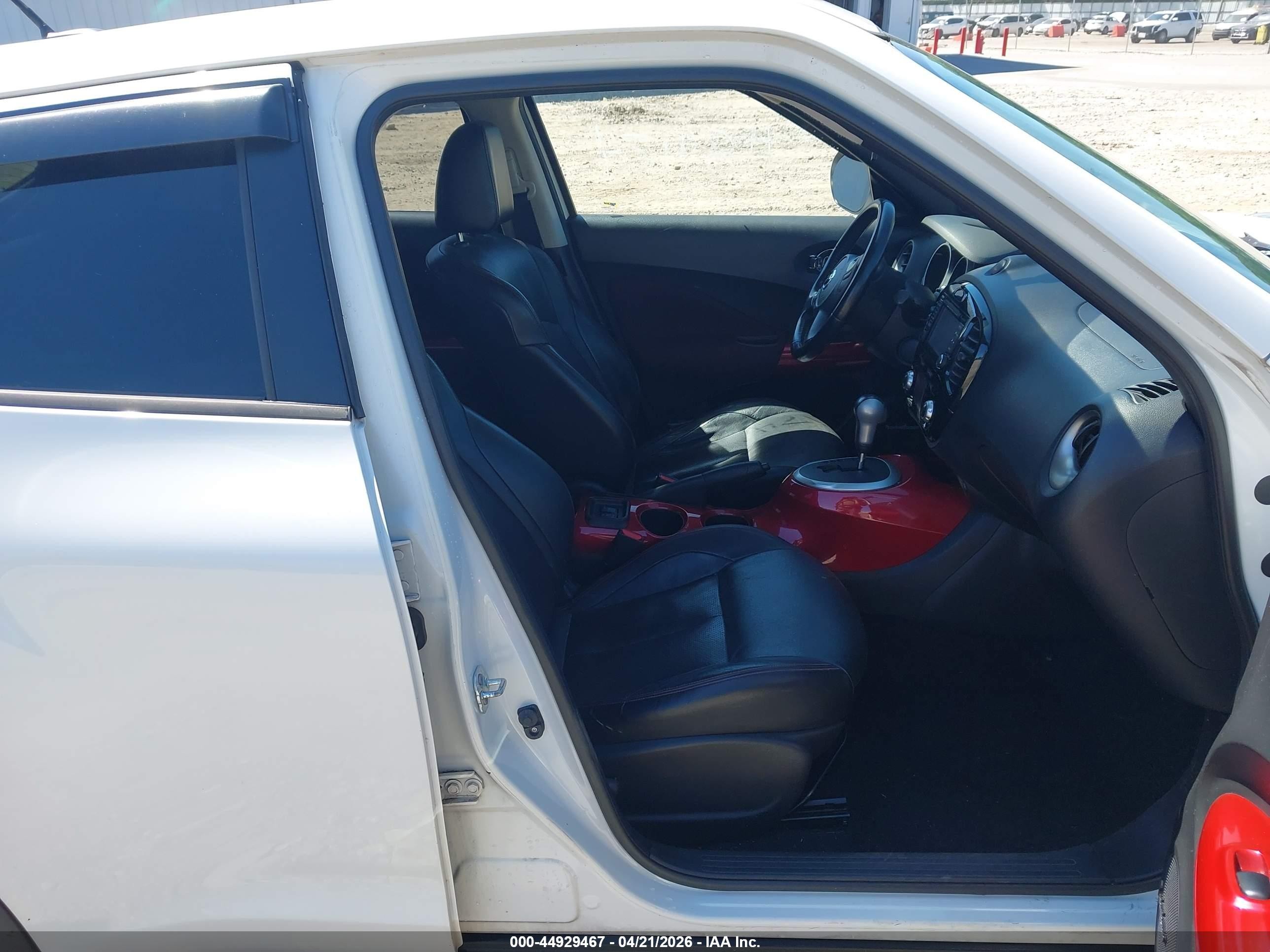 2014 Nissan Juke Sl White vin: JN8AF5MVXET482136