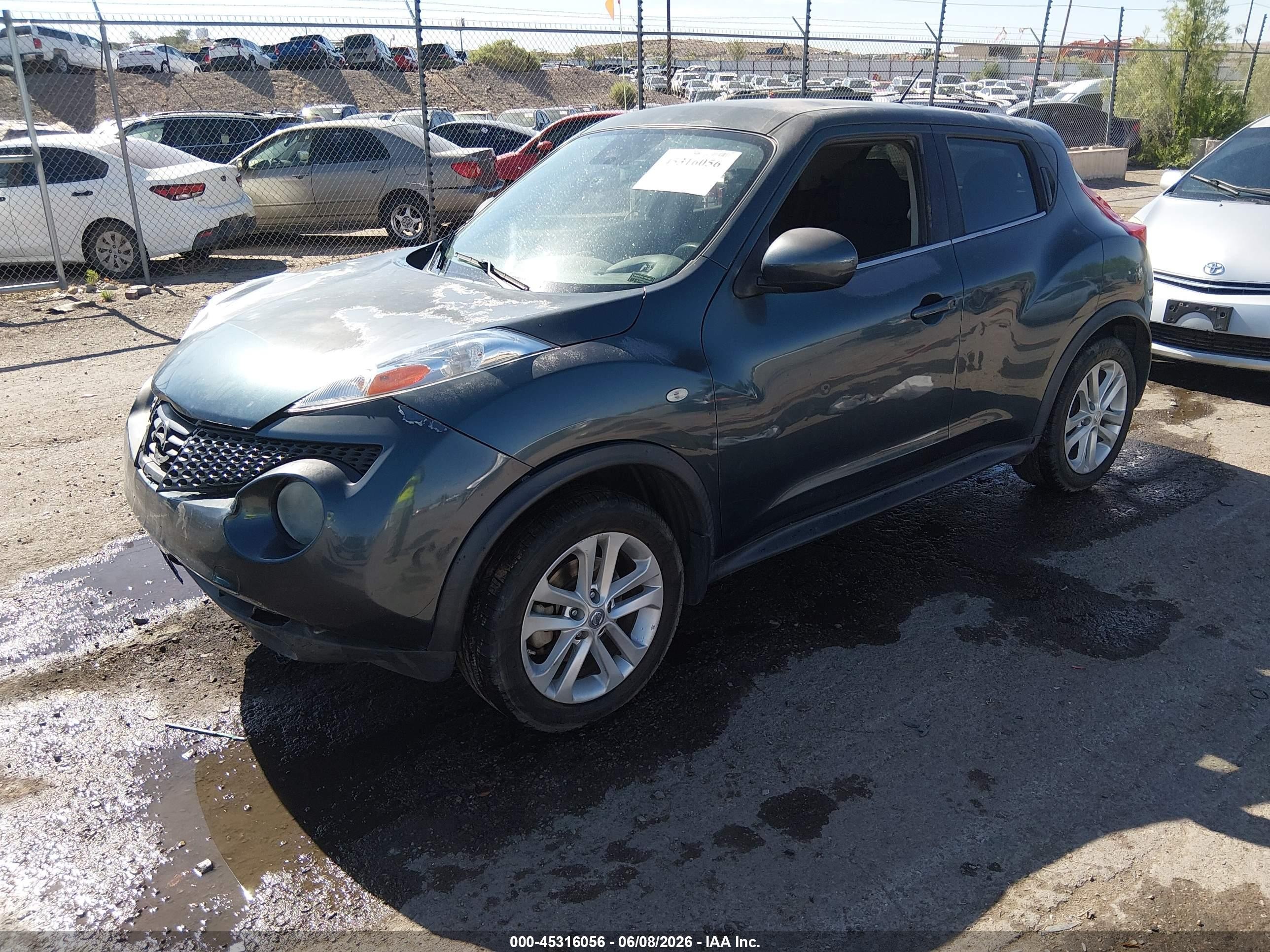 2014 Nissan Juke S Dark Blue vin: JN8AF5MVXET482279
