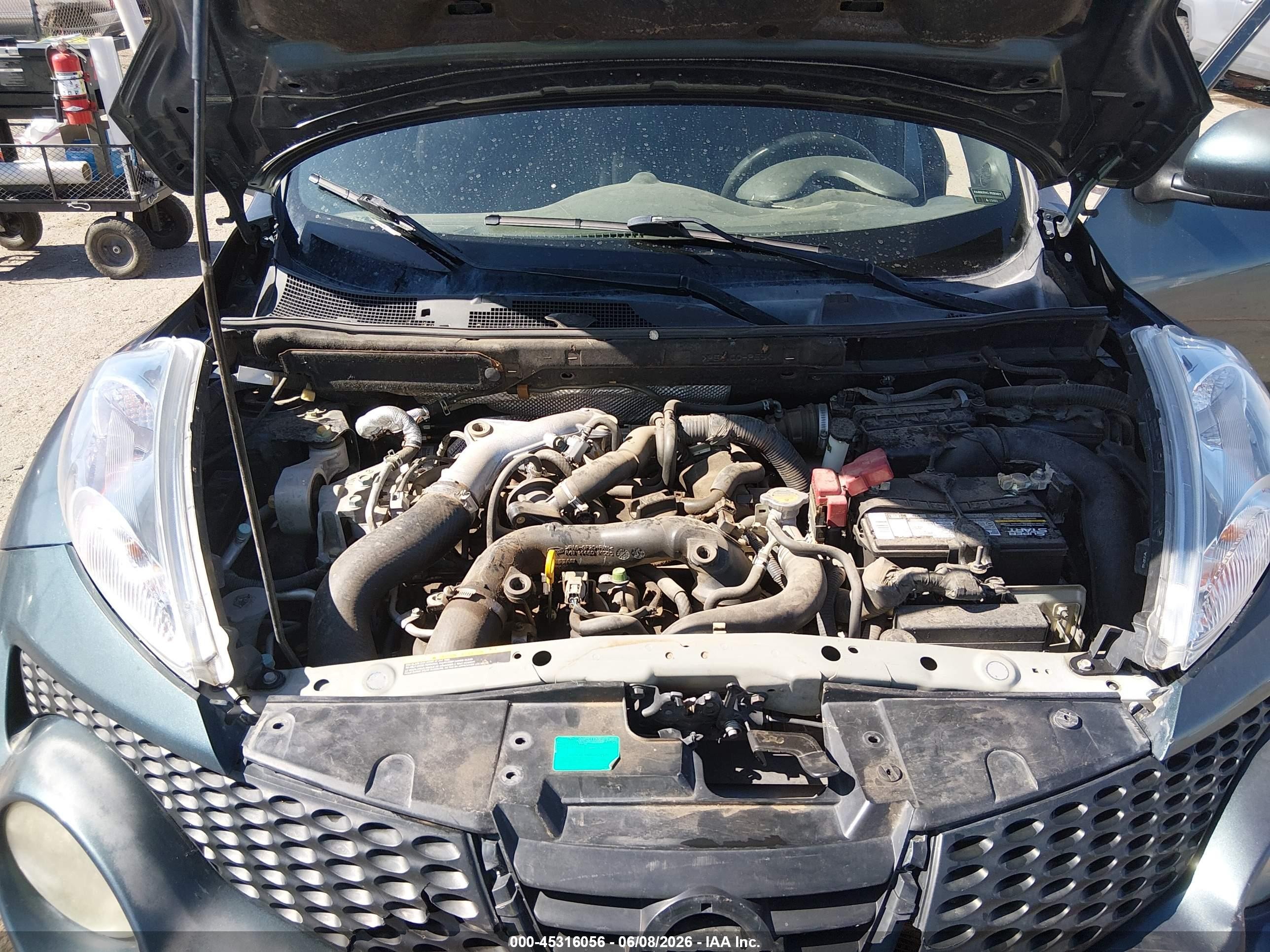 2014 Nissan Juke S Dark Blue vin: JN8AF5MVXET482279