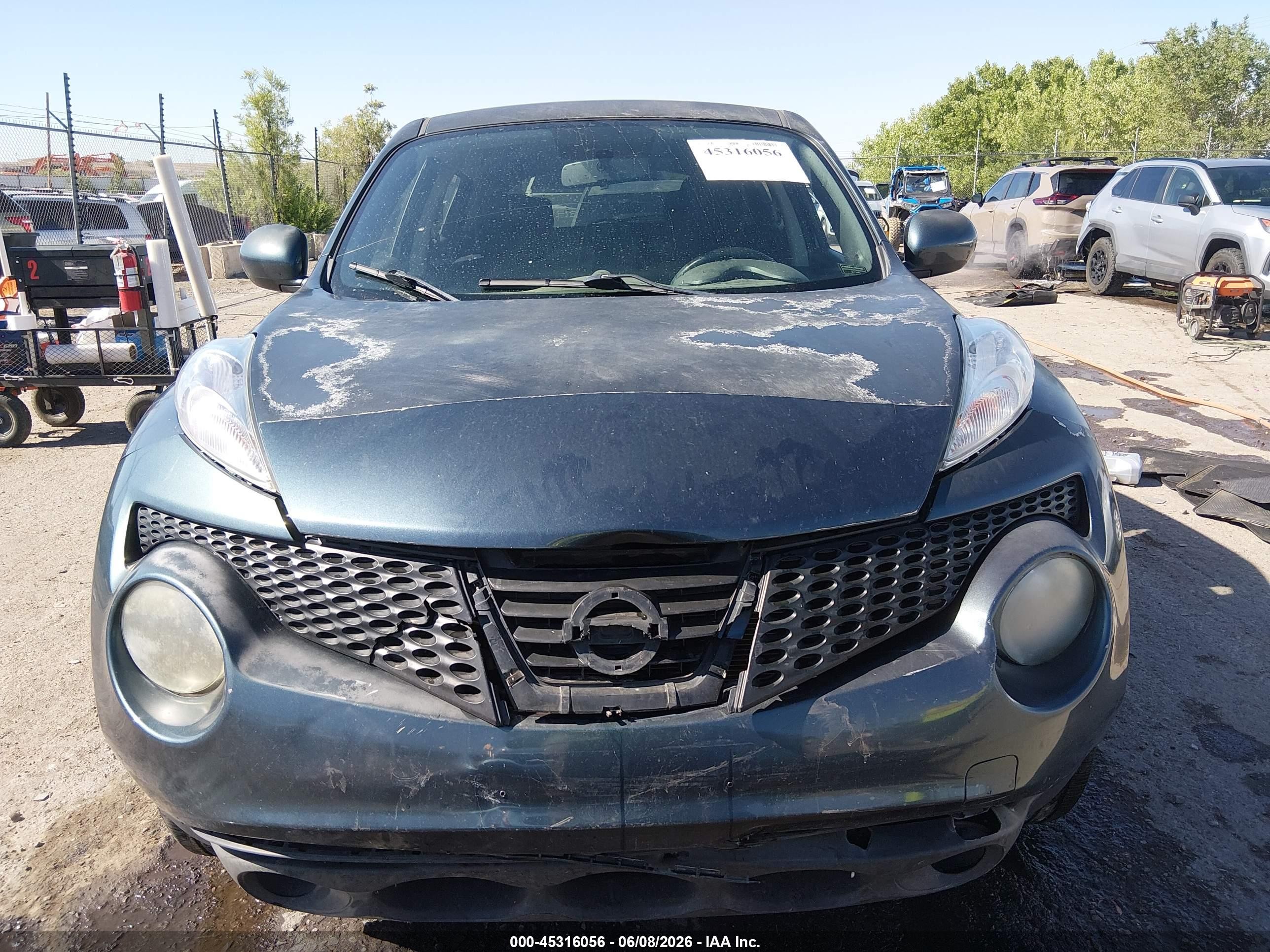 2014 Nissan Juke S Dark Blue vin: JN8AF5MVXET482279