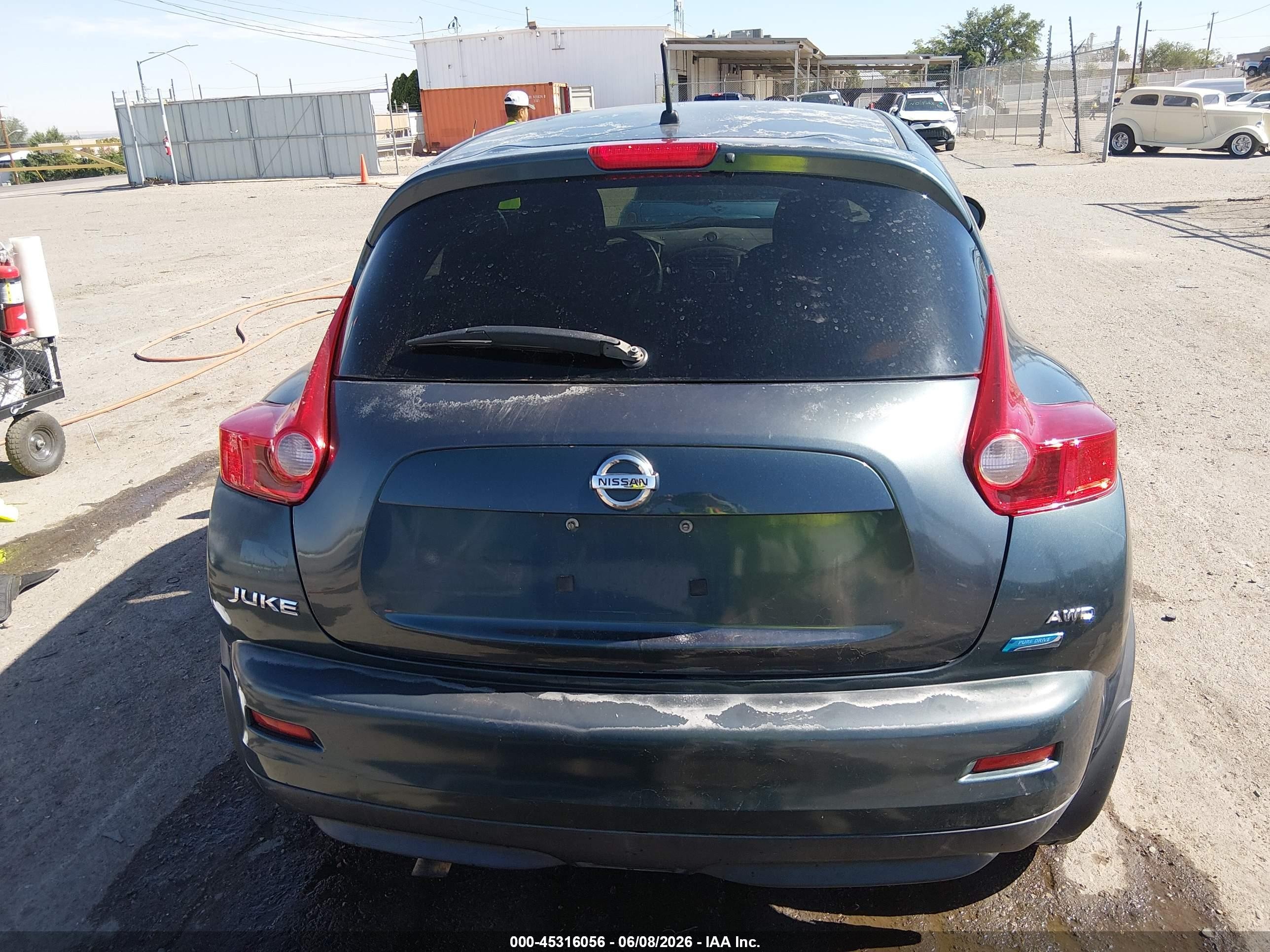 2014 Nissan Juke S Dark Blue vin: JN8AF5MVXET482279