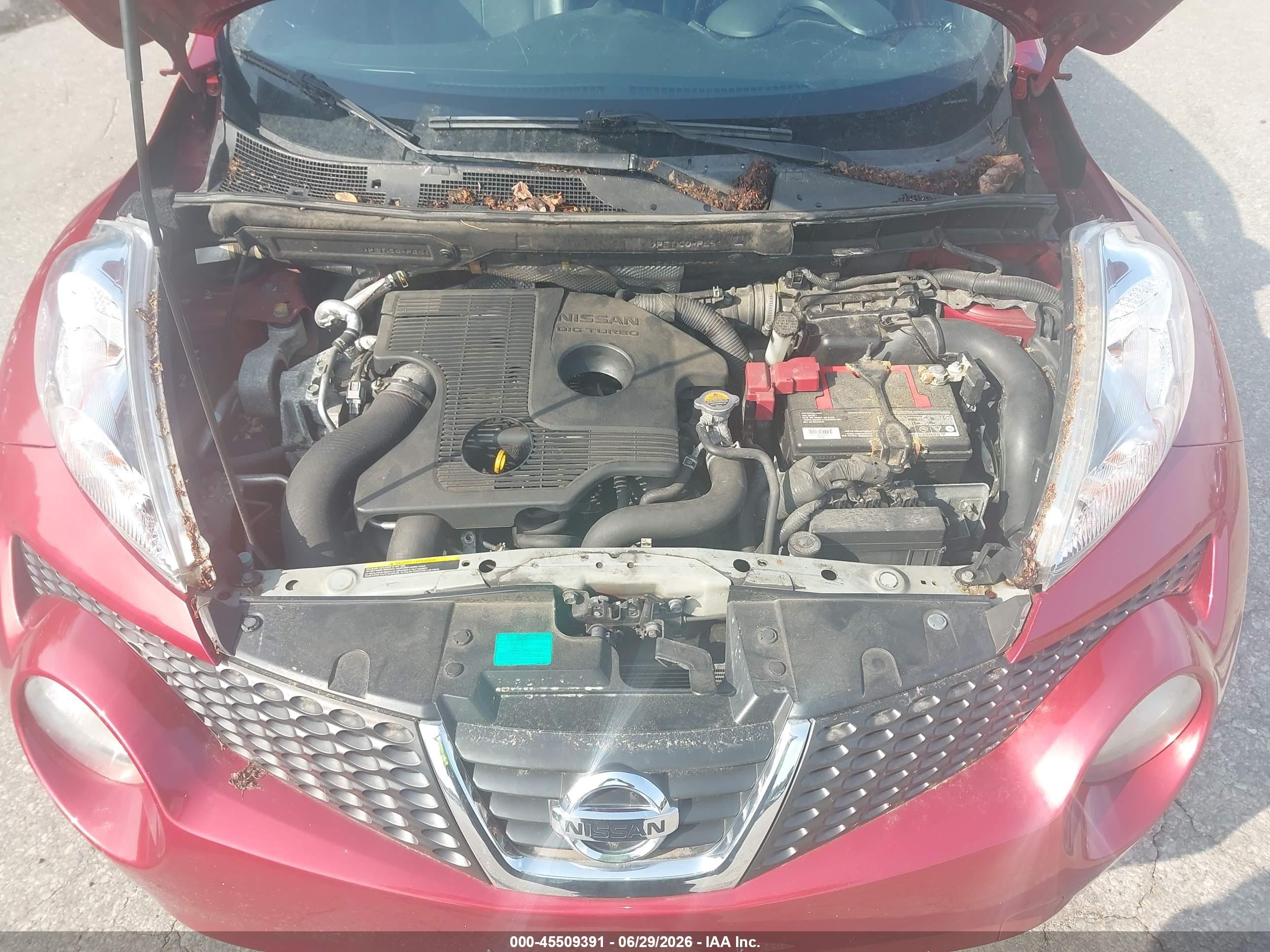 2014 Nissan Juke Sl Красный vin: JN8AF5MVXET482928