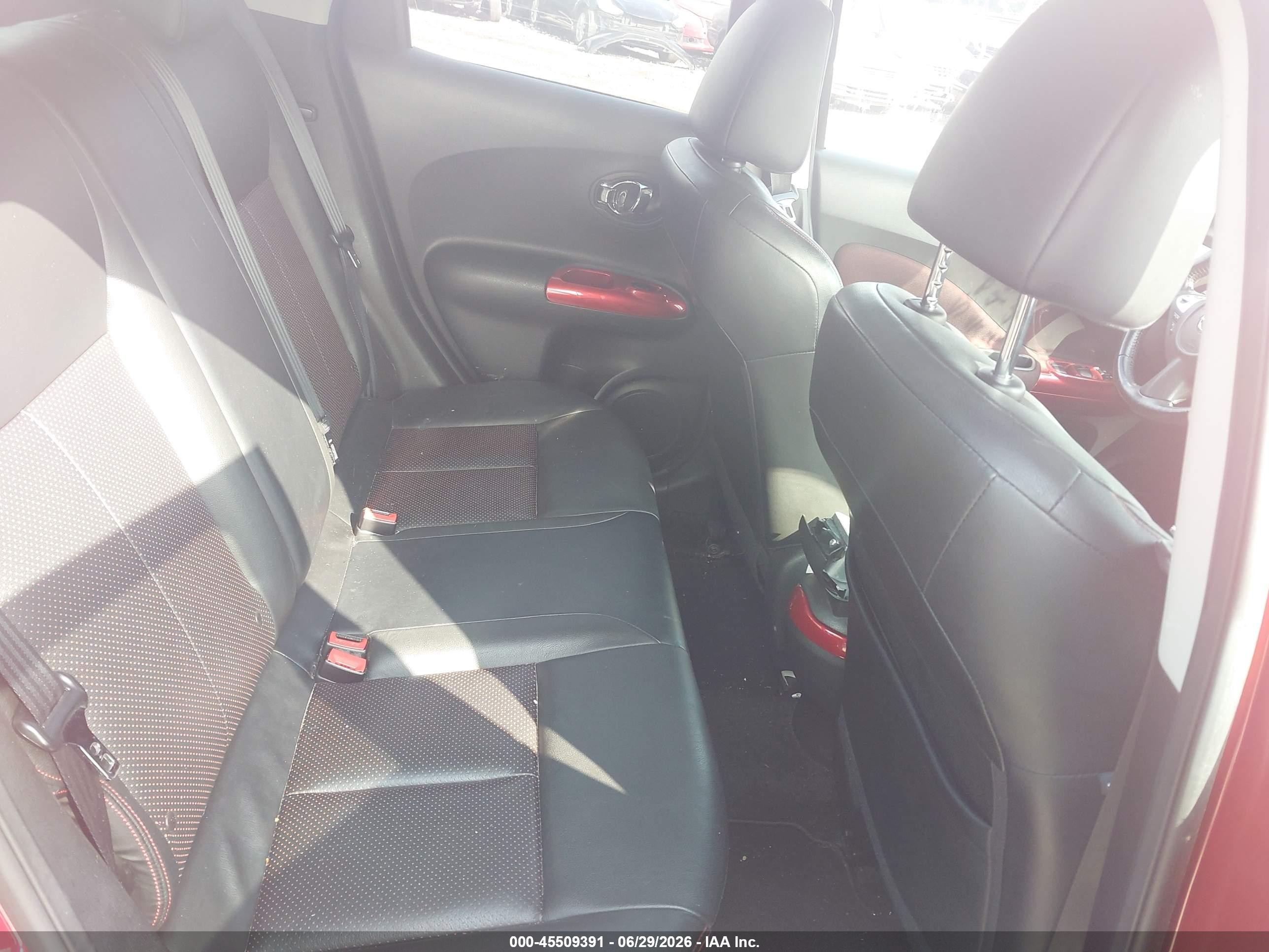 2014 Nissan Juke Sl Красный vin: JN8AF5MVXET482928