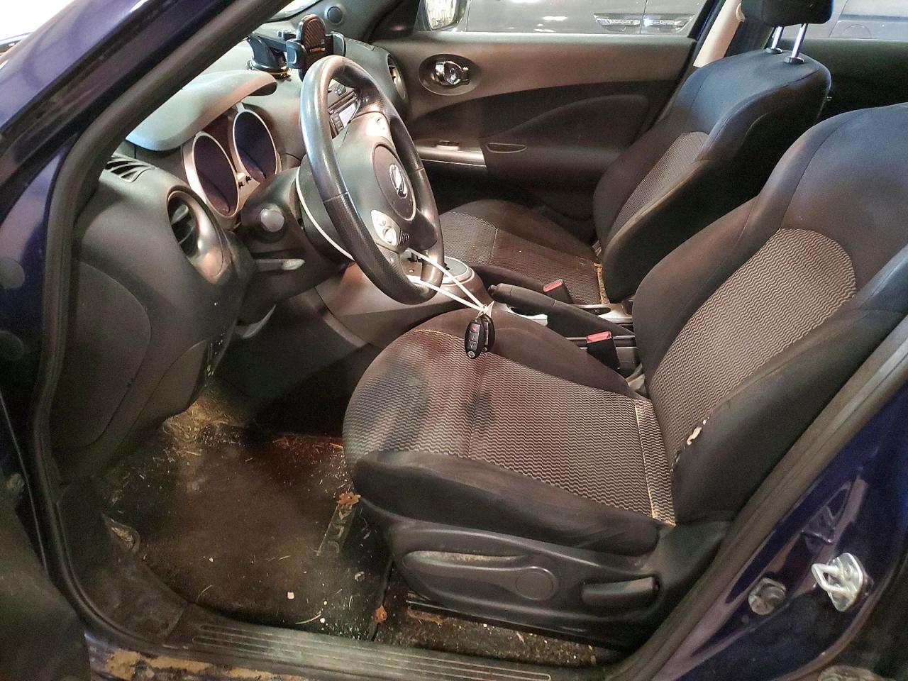 2015 Nissan Juke S Blue vin: JN8AF5MVXFT550243