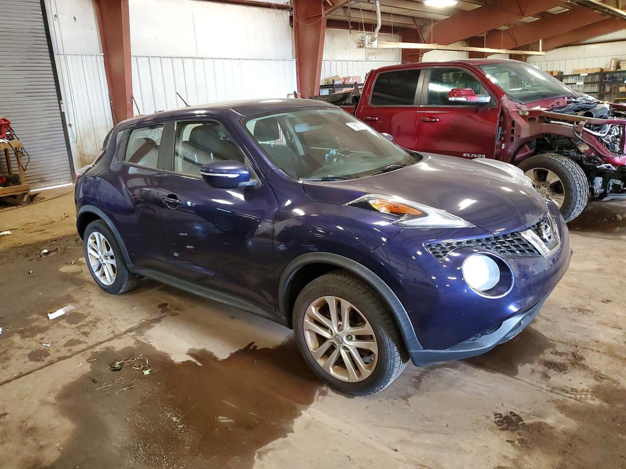 2015 Nissan Juke S Blue vin: JN8AF5MVXFT550243
