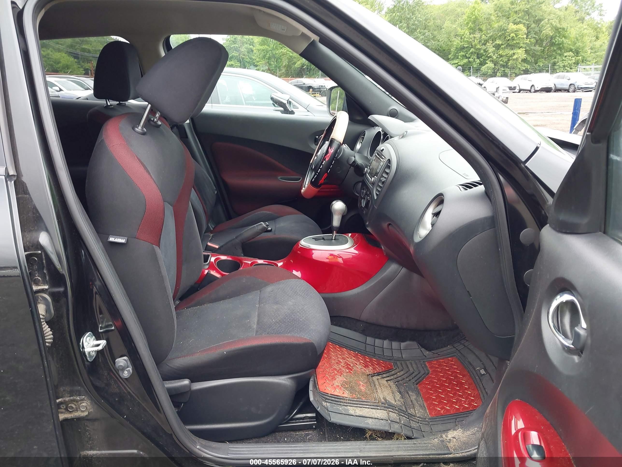 2015 Nissan Juke Nismo/s/sl/sv Black vin: JN8AF5MVXFT550274