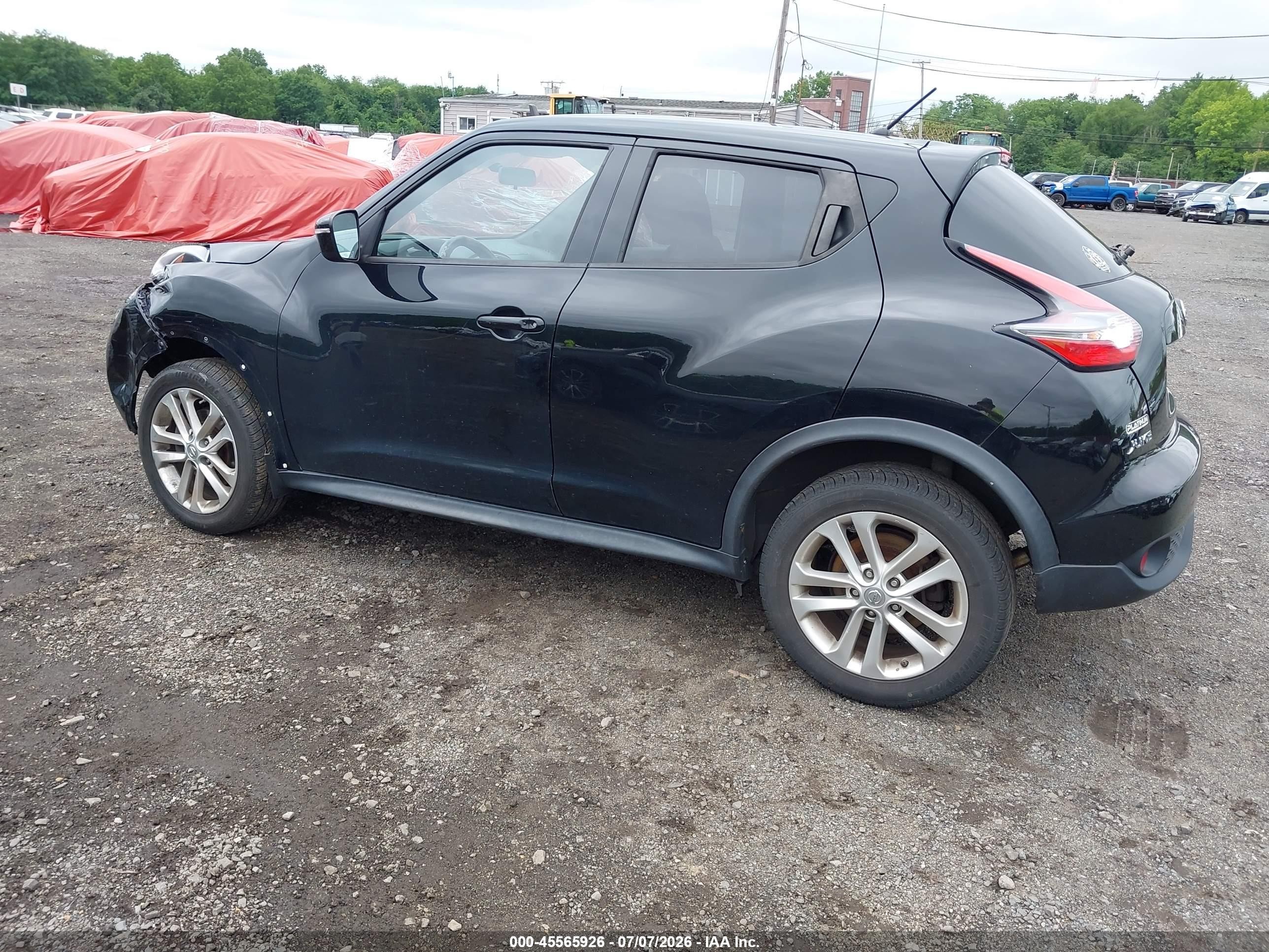 2015 Nissan Juke Nismo/s/sl/sv Black vin: JN8AF5MVXFT550274