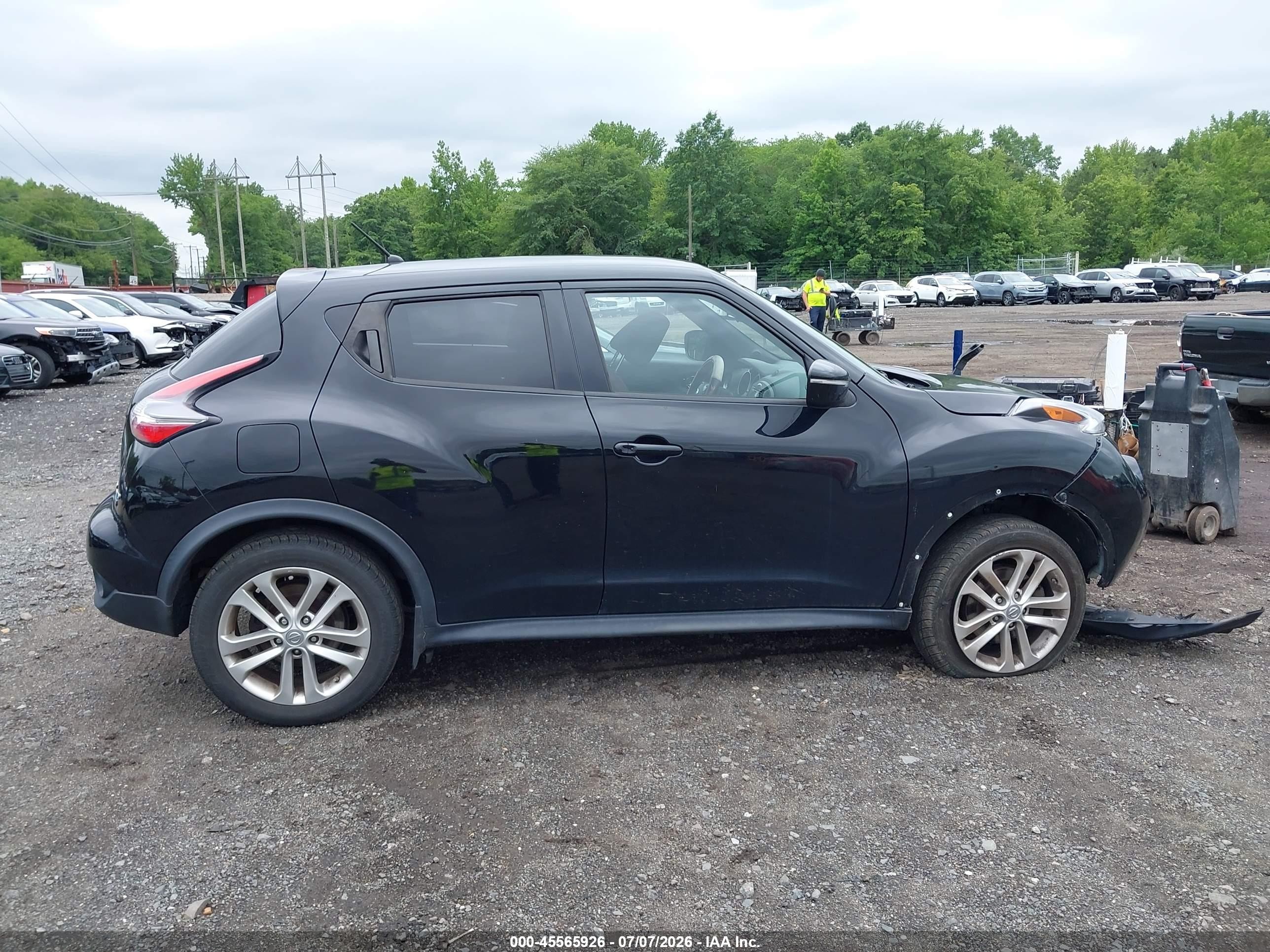 2015 Nissan Juke Nismo/s/sl/sv Black vin: JN8AF5MVXFT550274