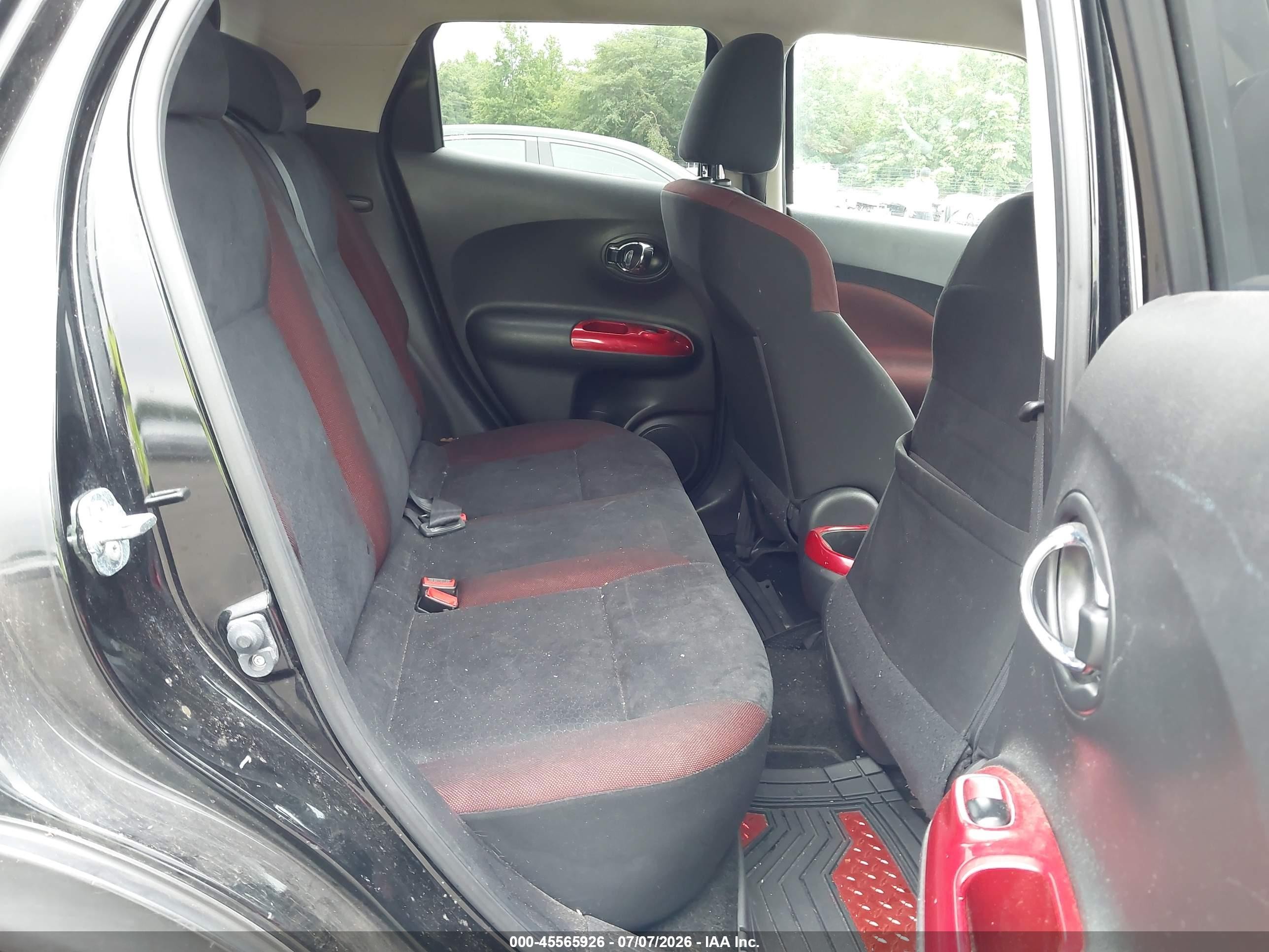 2015 Nissan Juke Nismo/s/sl/sv Black vin: JN8AF5MVXFT550274