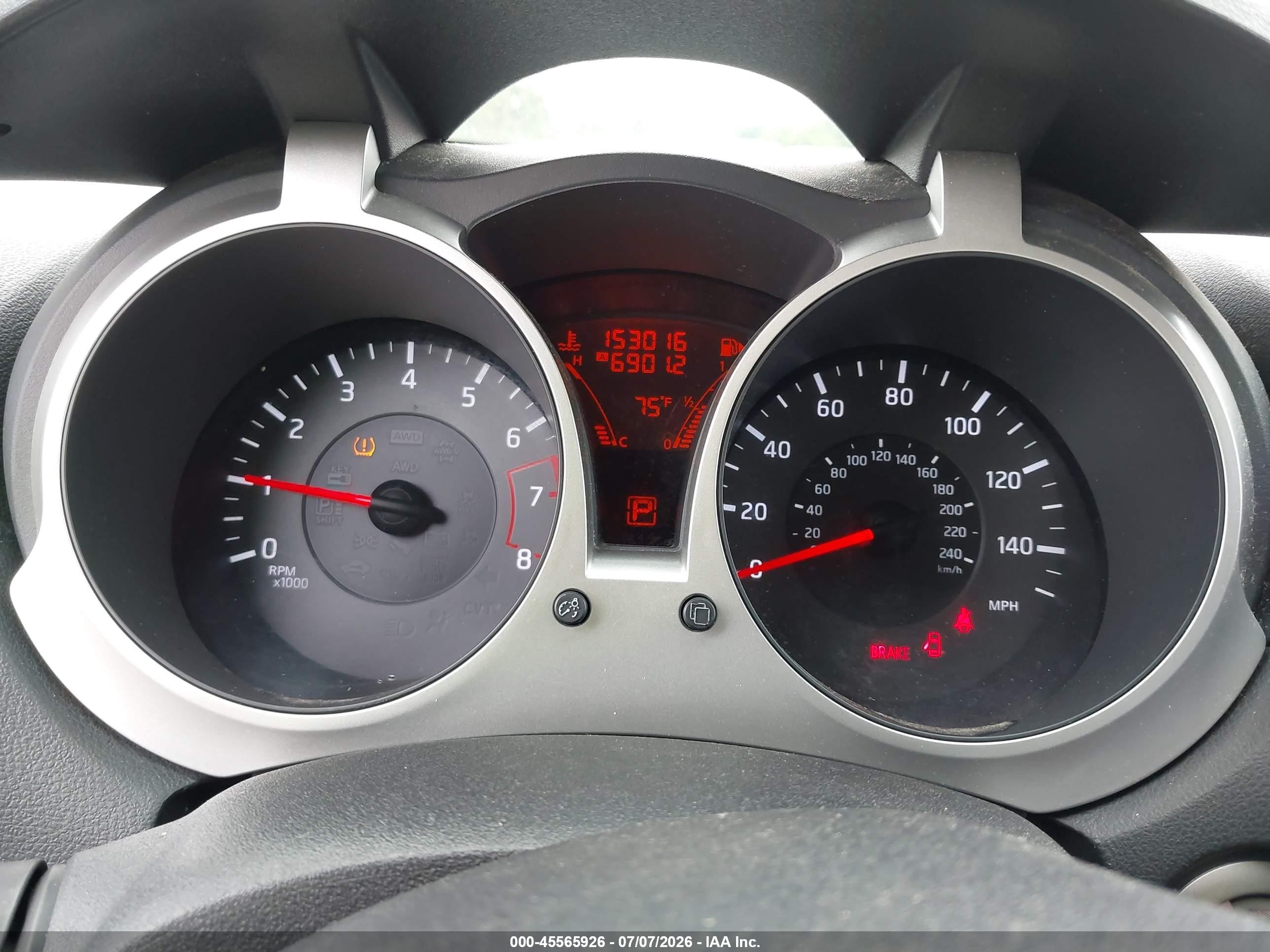 2015 Nissan Juke Nismo/s/sl/sv Black vin: JN8AF5MVXFT550274