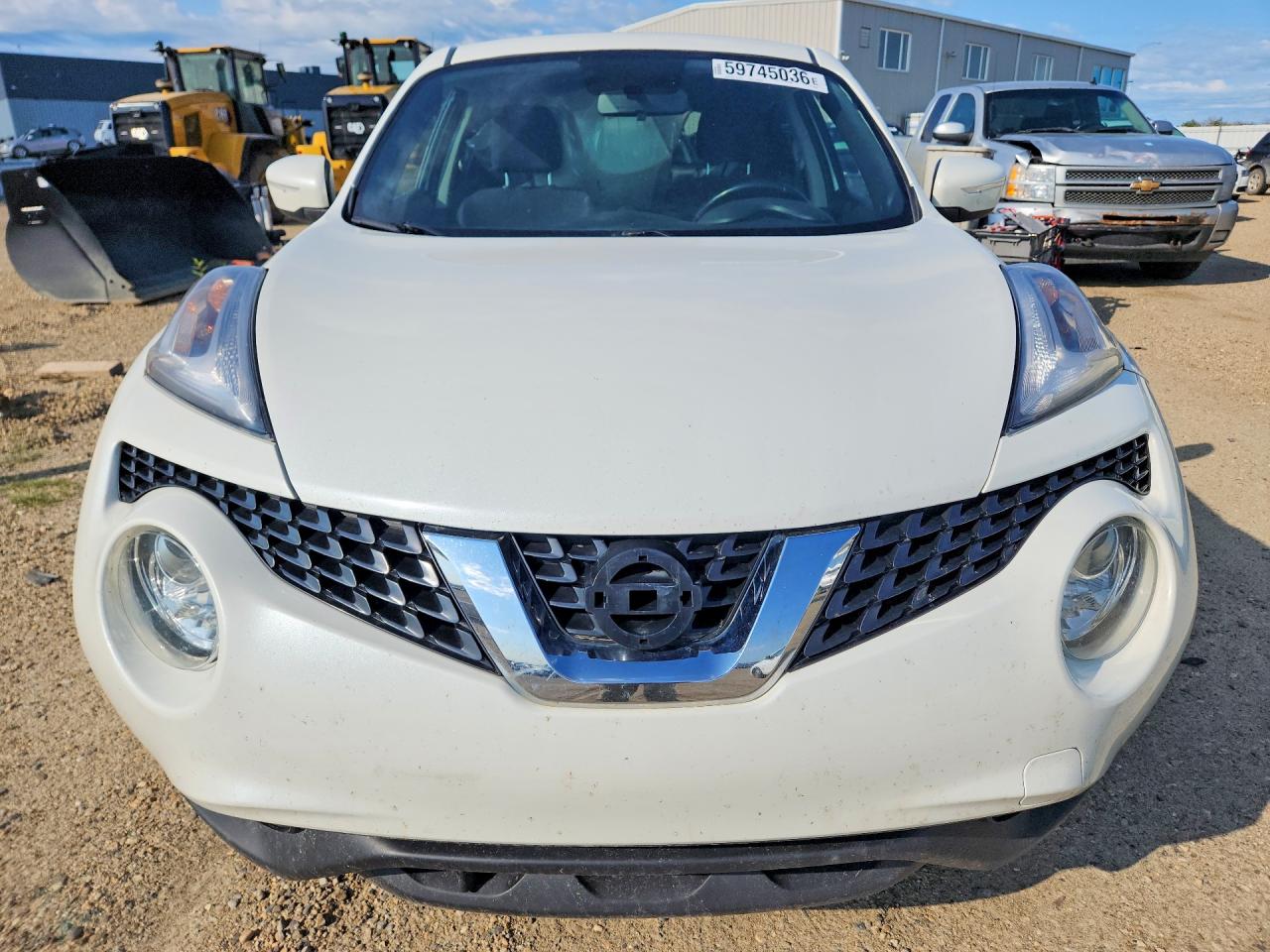2015 Nissan Juke S White vin: JN8AF5MVXFT554034