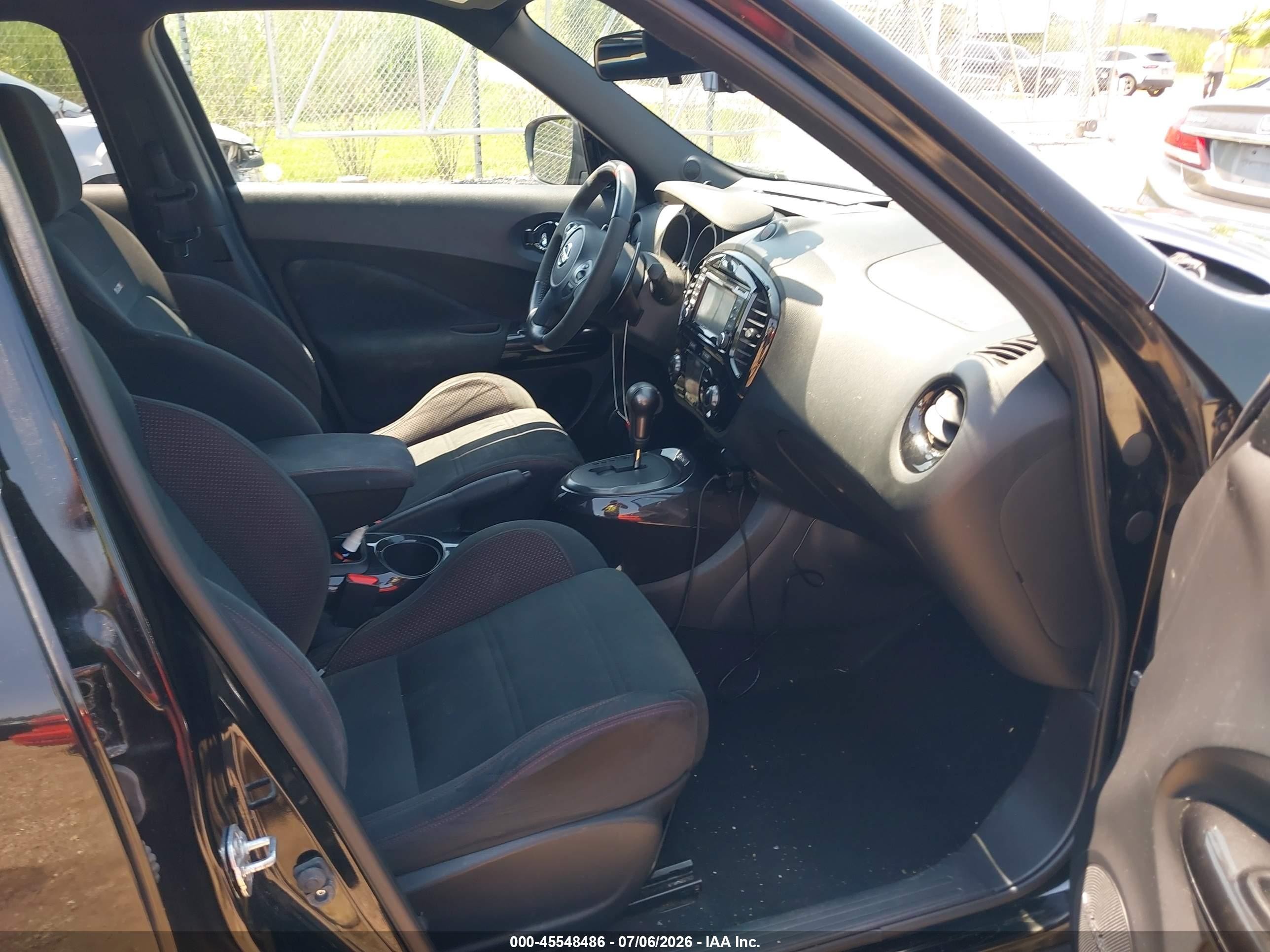 2015 Nissan Juke Nismo/s/sl/sv Black vin: JN8AF5MVXFT562425