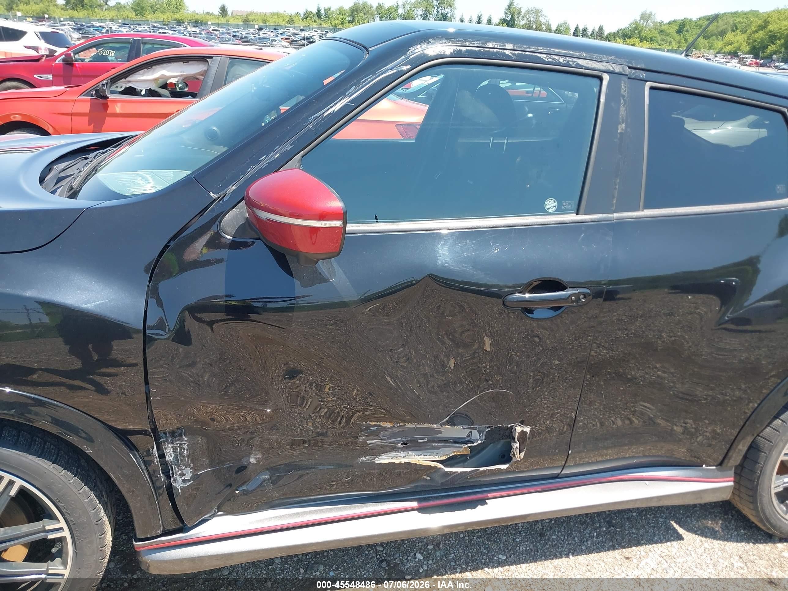 2015 Nissan Juke Nismo/s/sl/sv Black vin: JN8AF5MVXFT562425