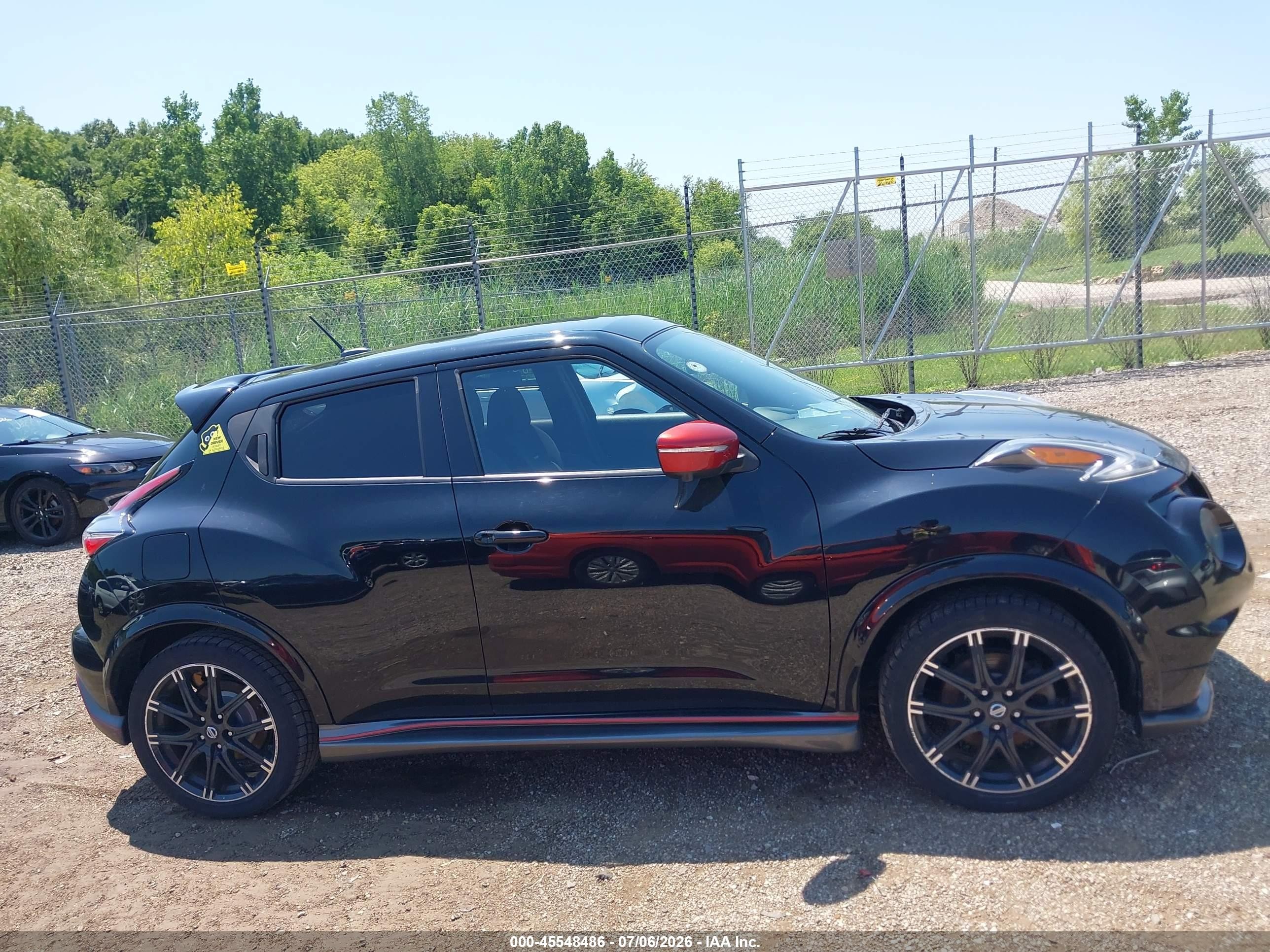 2015 Nissan Juke Nismo/s/sl/sv Black vin: JN8AF5MVXFT562425