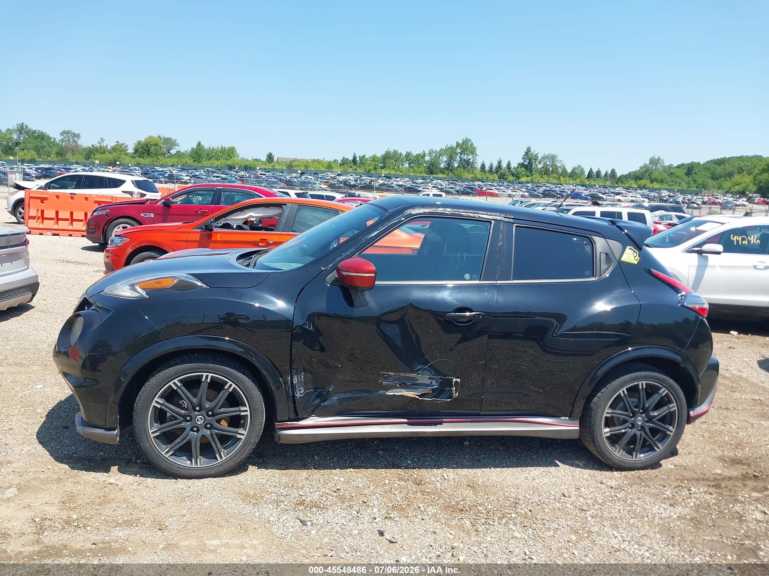 2015 Nissan Juke Nismo/s/sl/sv Black vin: JN8AF5MVXFT562425