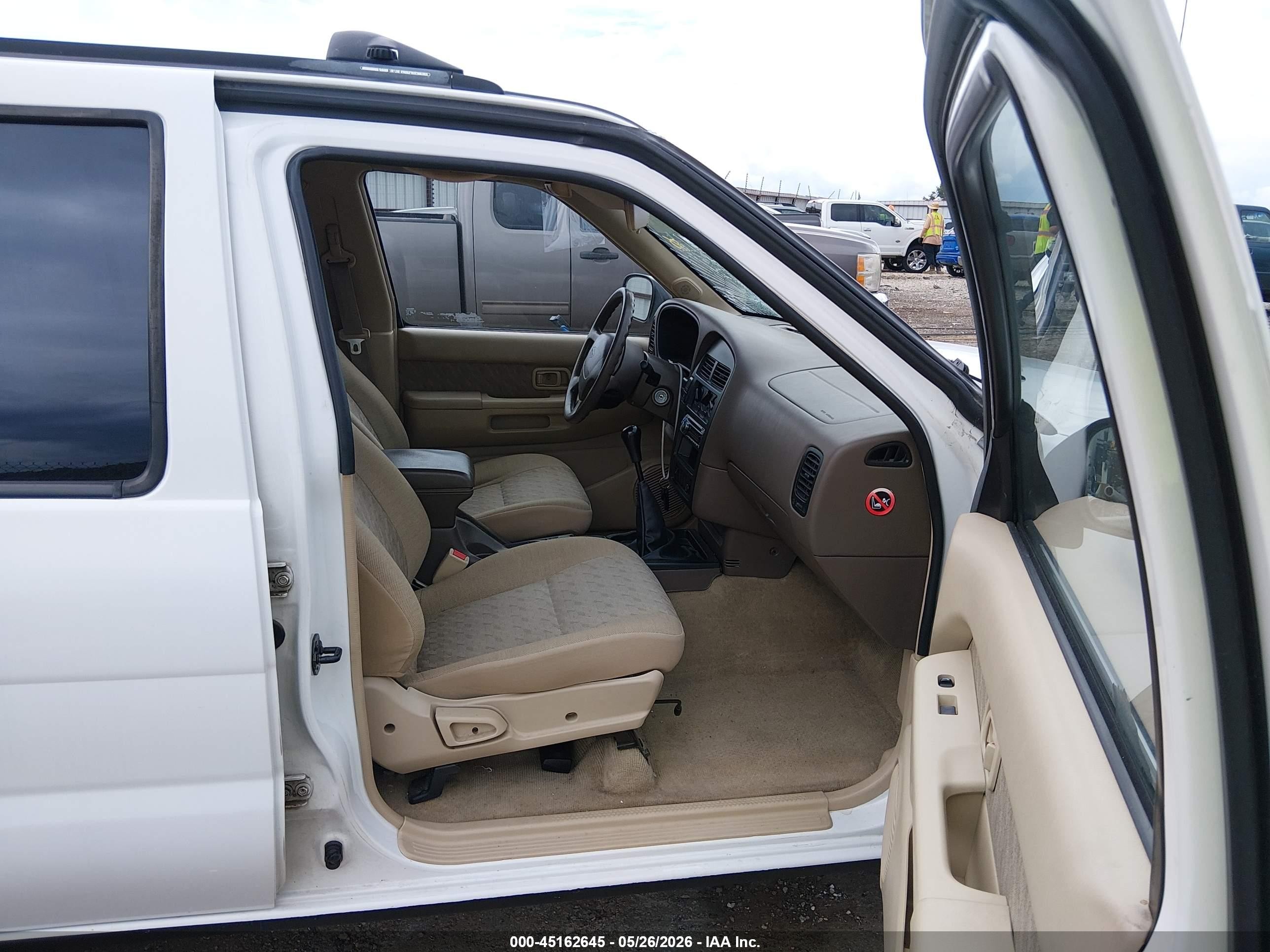 1996 Nissan Pathfinder Xe/le White vin: JN8AR05S3TW033181