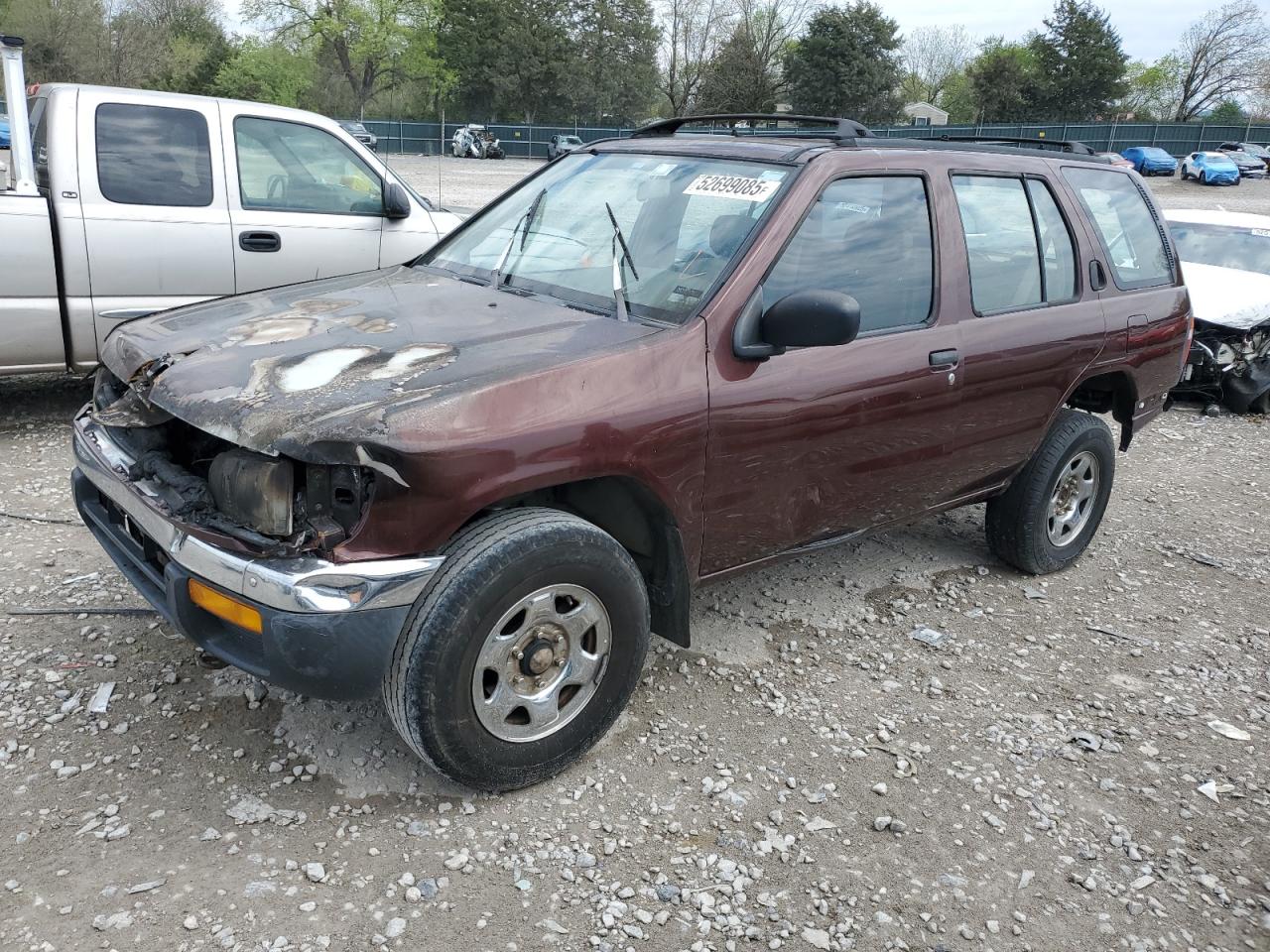 1999 Nissan Pathfinder Xe Бордовый vin: JN8AR05S3XW308330
