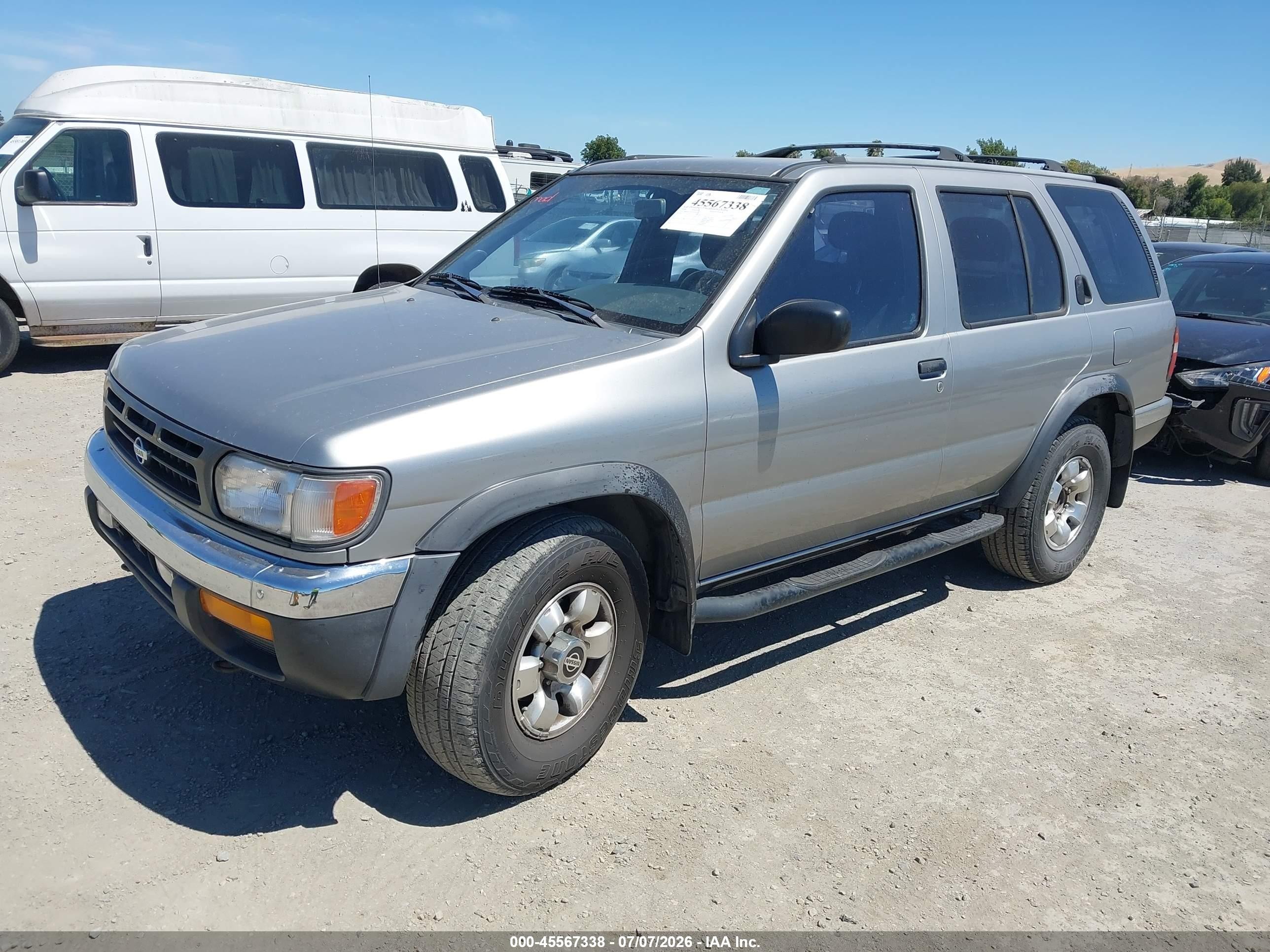 1998 Nissan Pathfinder Le/xe Gray vin: JN8AR05S4WW287180
