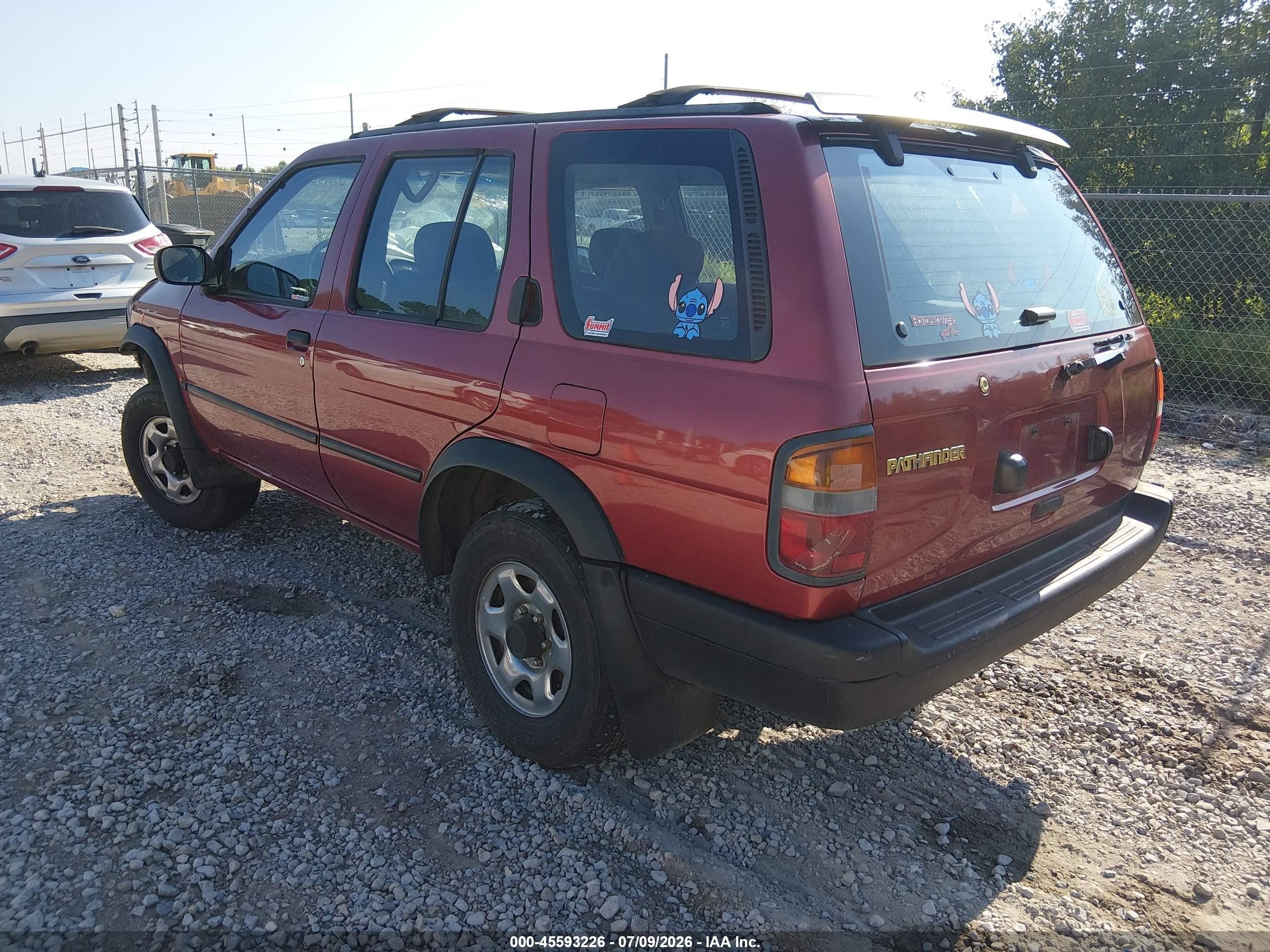 1997 Nissan Pathfinder Le/xe Red vin: JN8AR05S8VW148684