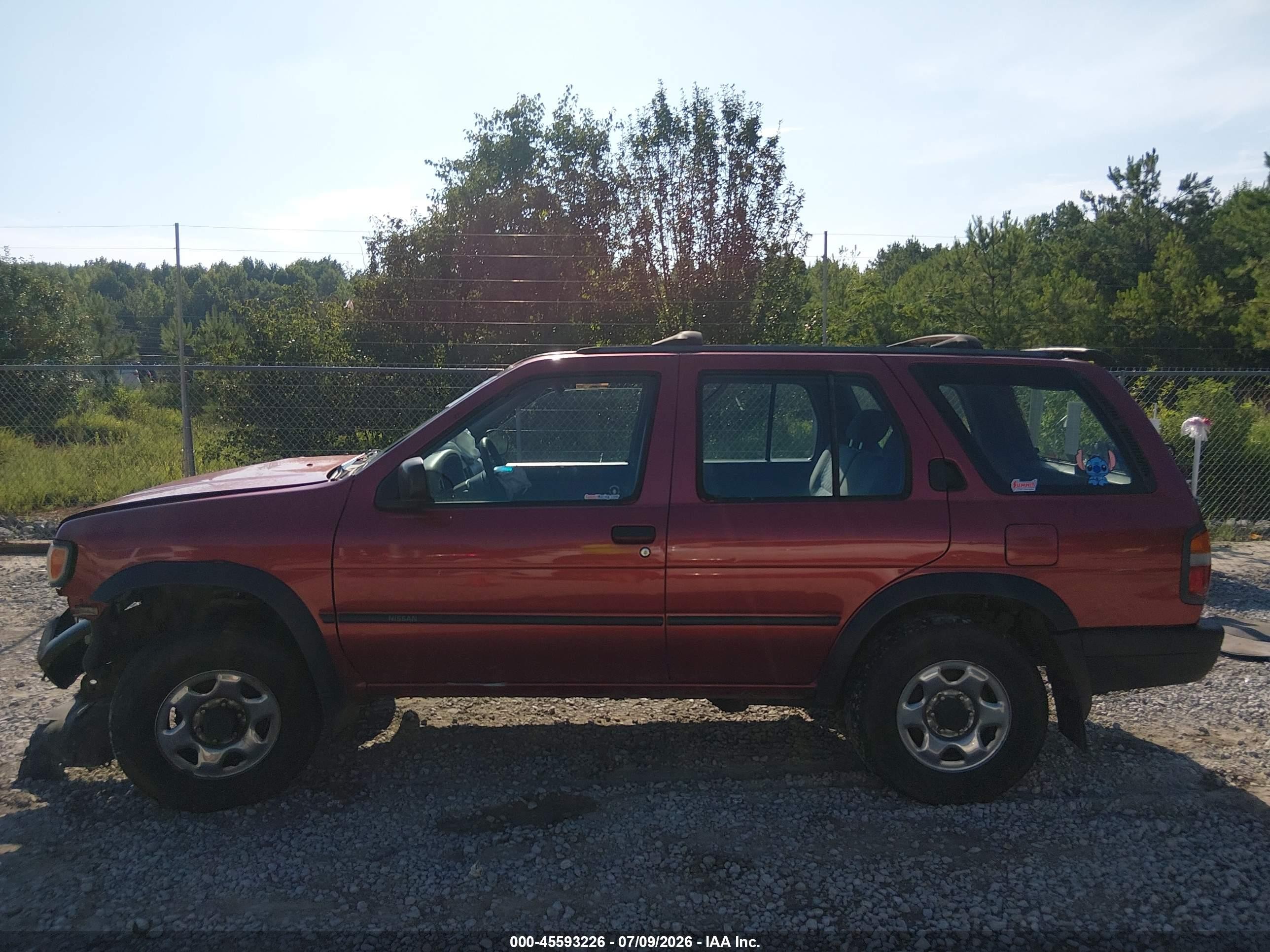 1997 Nissan Pathfinder Le/xe Red vin: JN8AR05S8VW148684