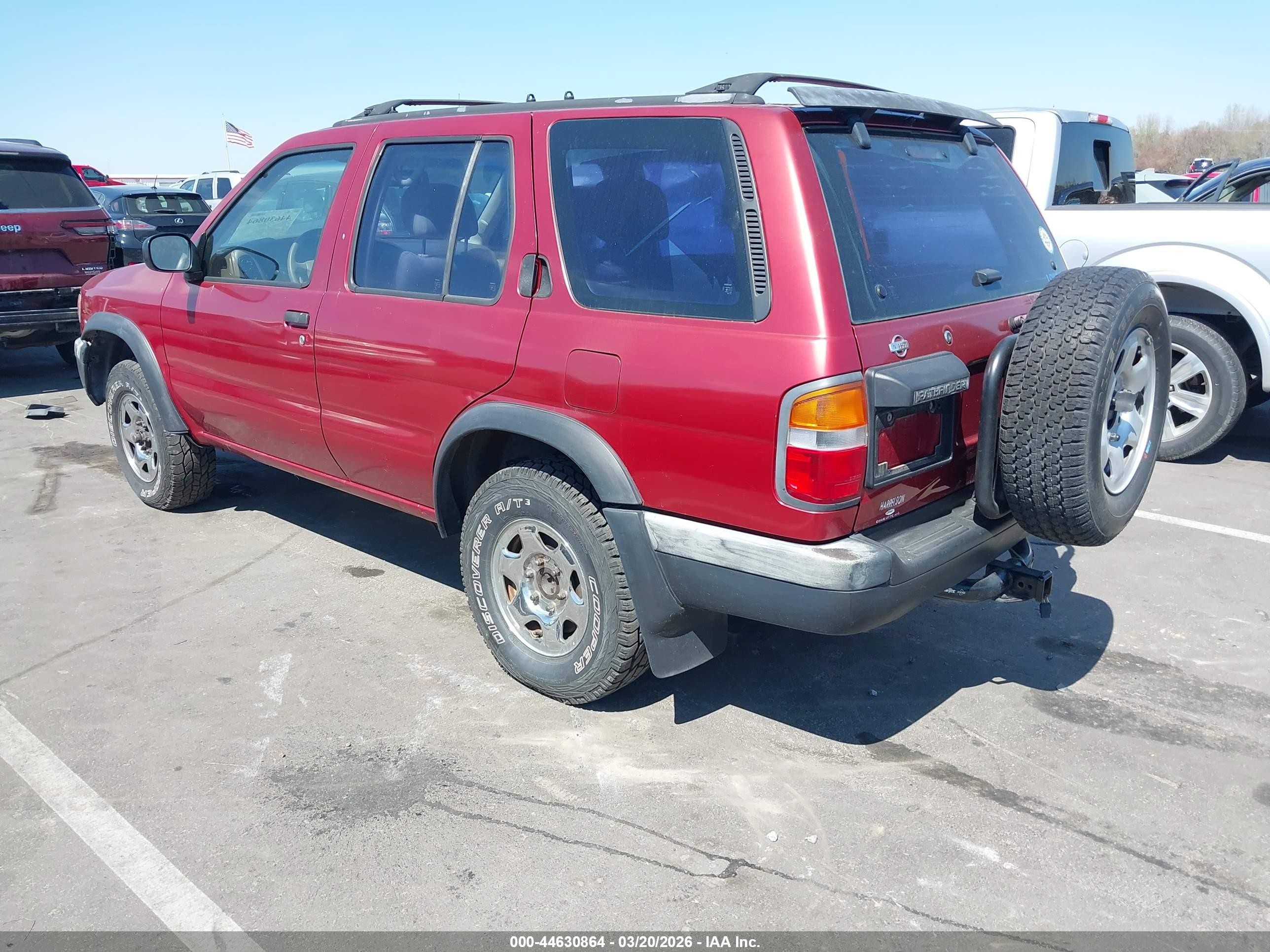 1996 Nissan Pathfinder Le/se/xe Красный vin: JN8AR05Y2TW013038