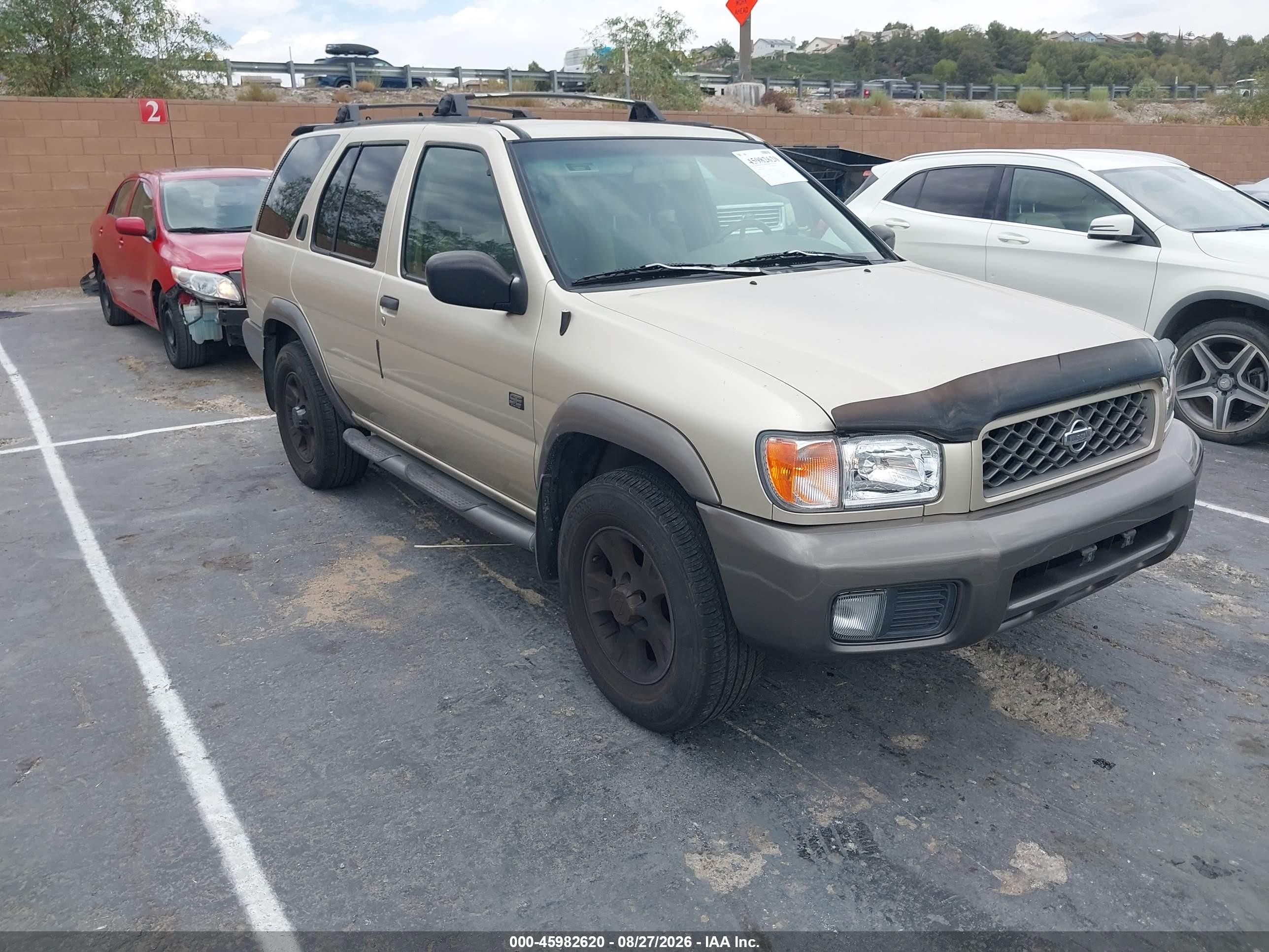 1999 Nissan Pathfinder Le/se/xe Gold vin: JN8AR07S0XW359734