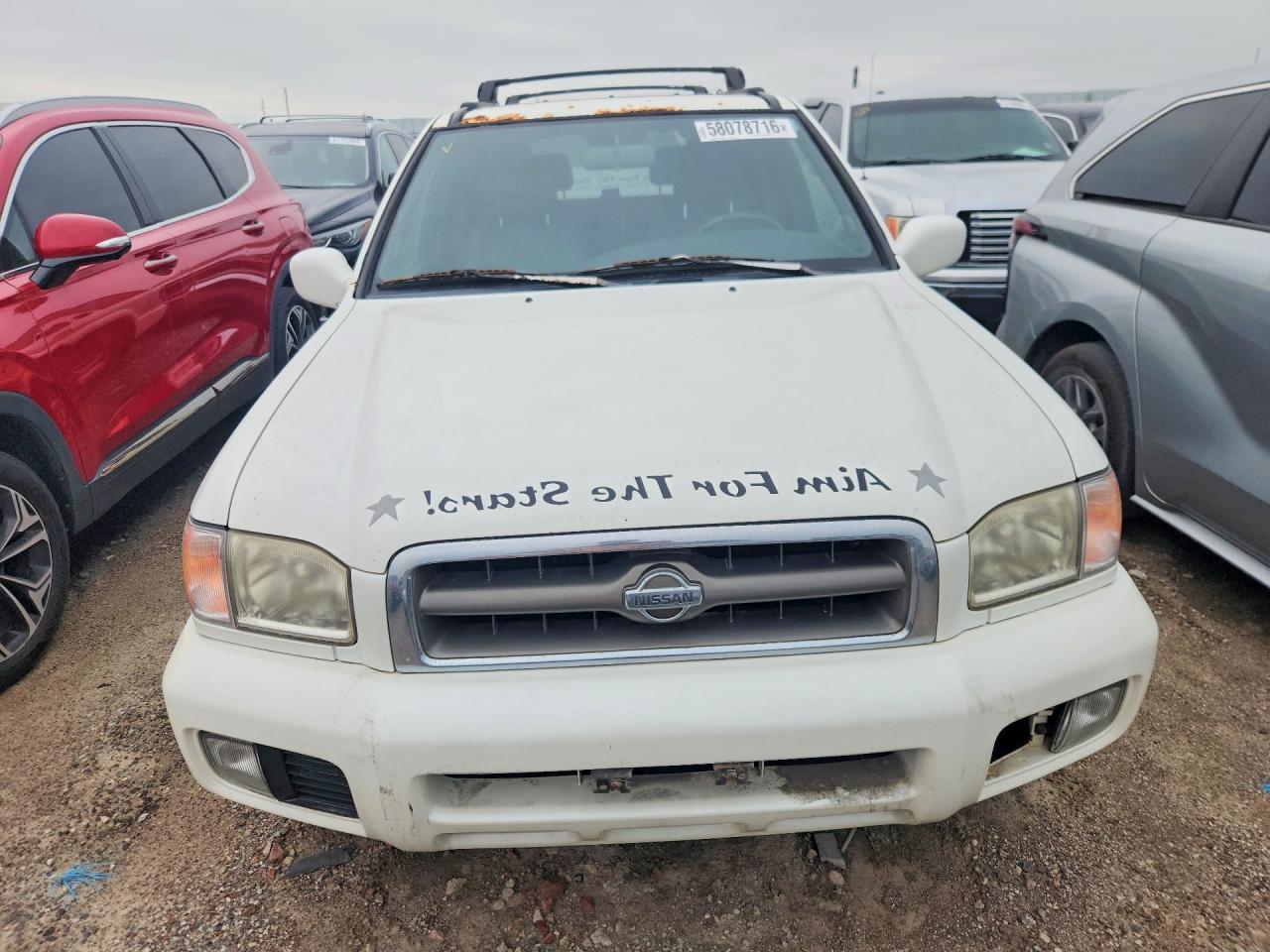 1999 Nissan Pathfinder Xe White vin: JN8AR07S4XW382790