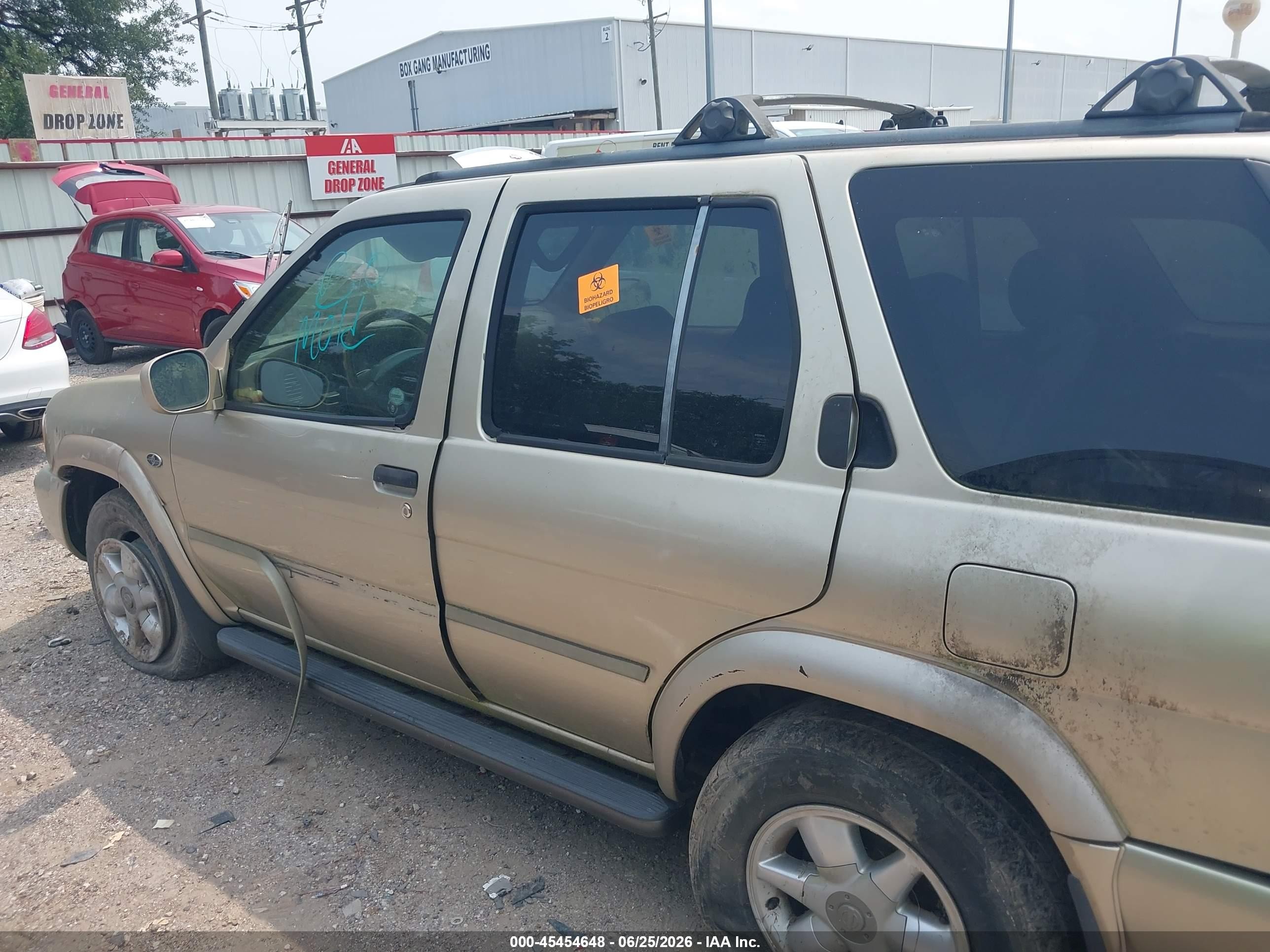2000 Nissan Pathfinder Le/se/xe Tan vin: JN8AR07S5YW434106
