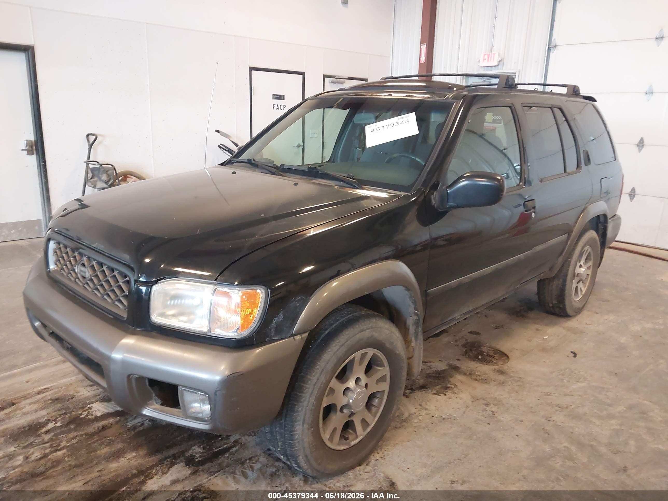 2000 Nissan Pathfinder Le/se/xe Black vin: JN8AR07Y2YW395401