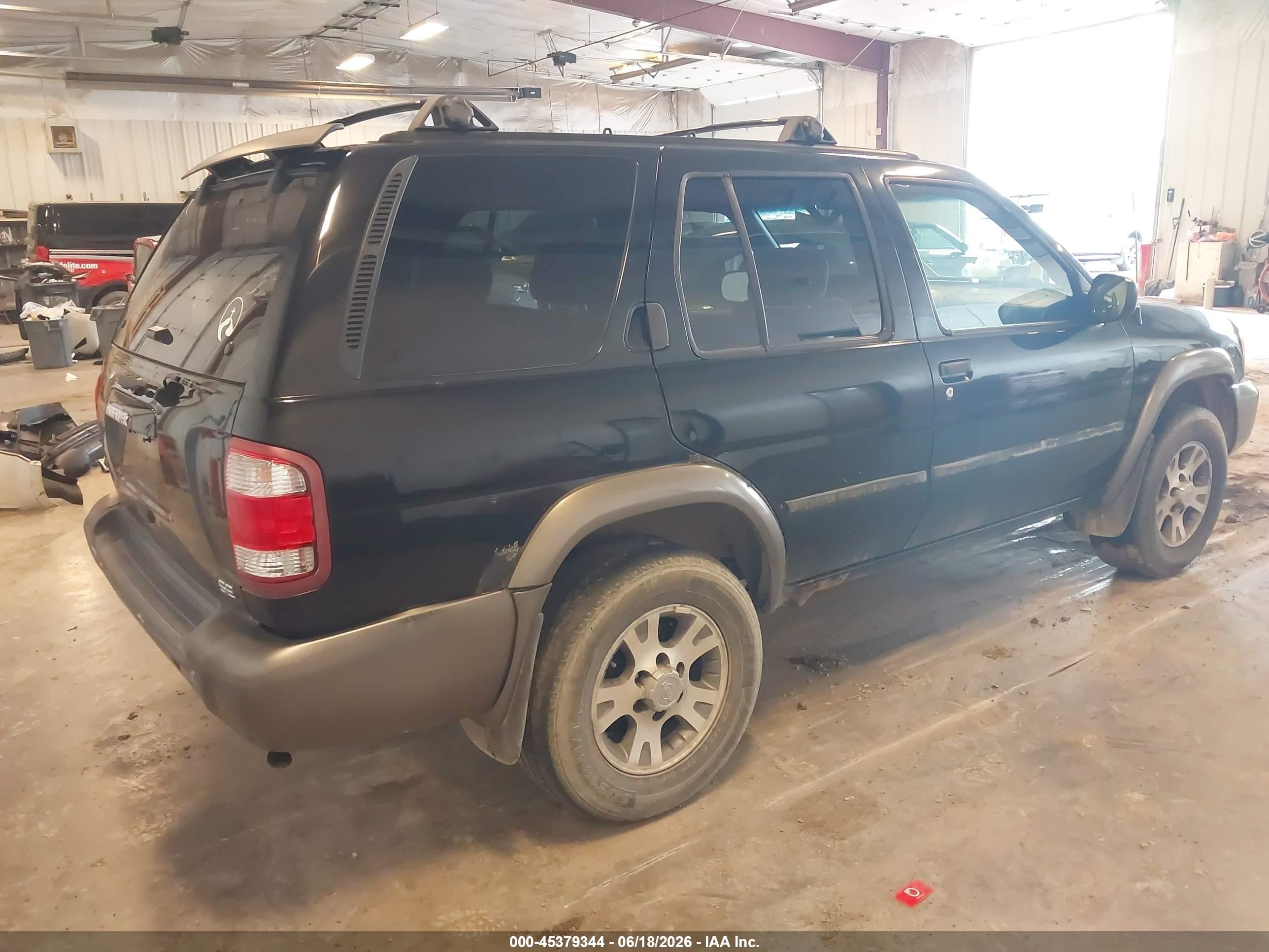 2000 Nissan Pathfinder Le/se/xe Black vin: JN8AR07Y2YW395401