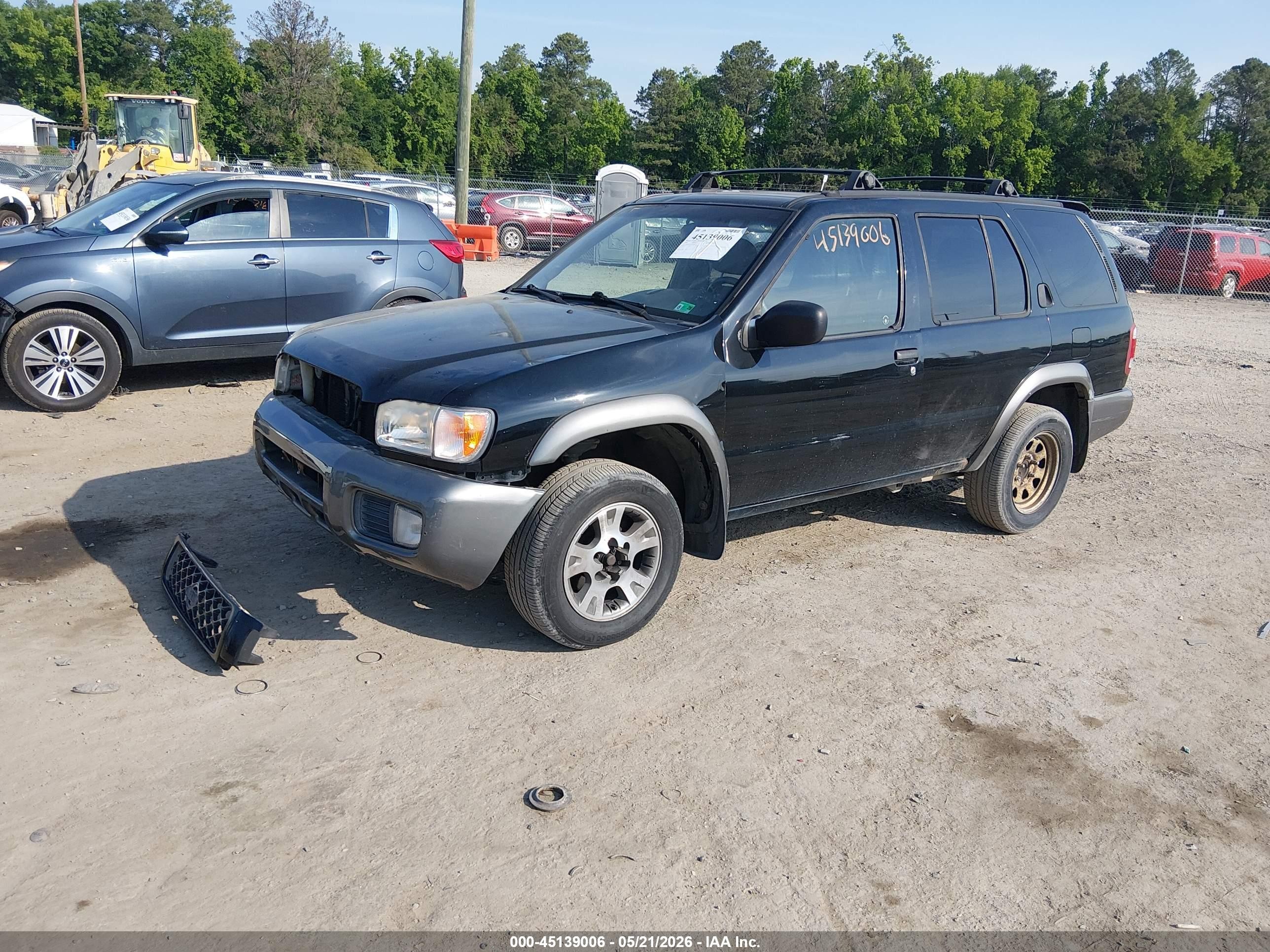 2000 Nissan Pathfinder Le/se/xe Черный vin: JN8AR07Y5YW440217