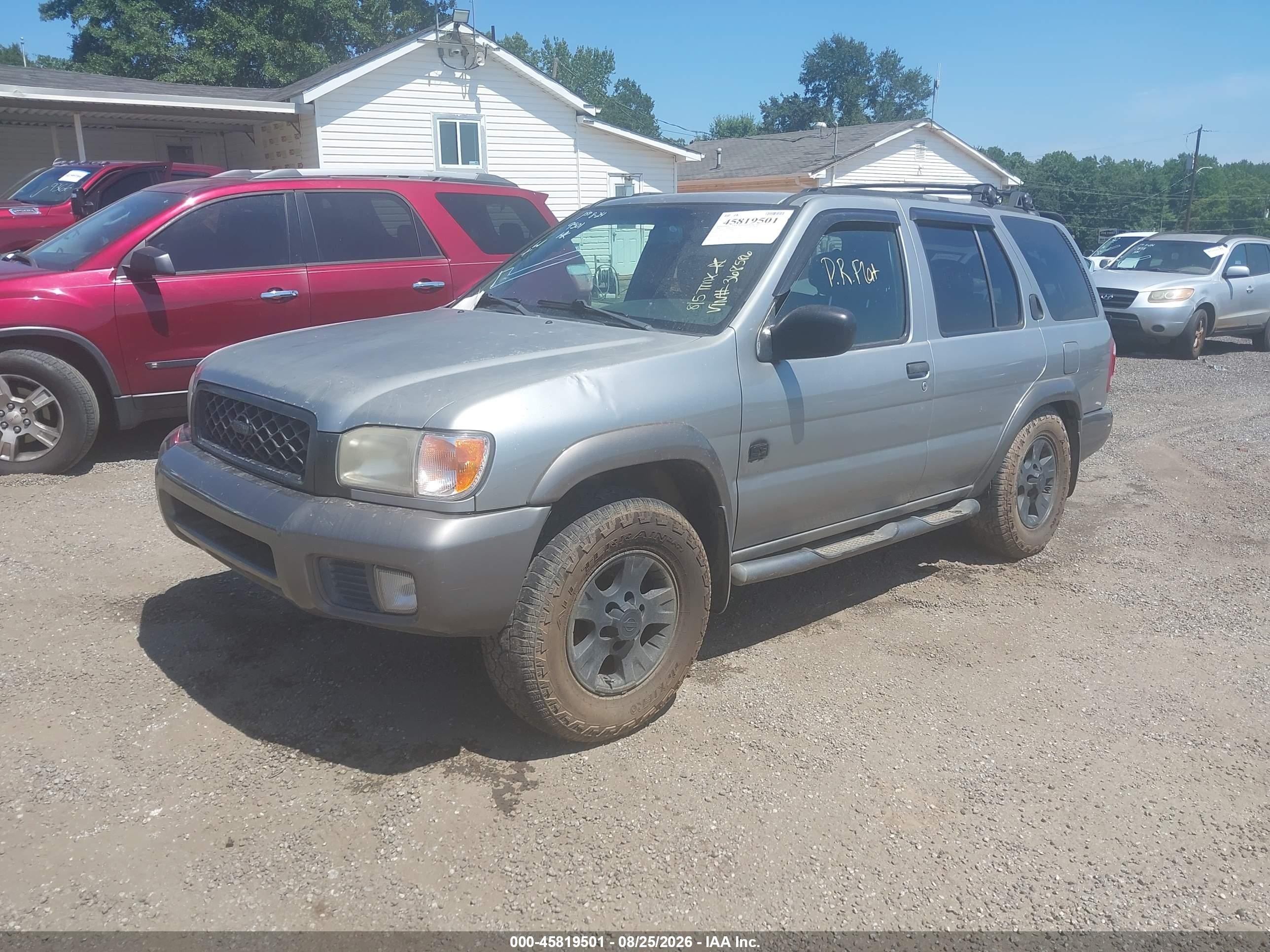 1999 Nissan Pathfinder Le/se/xe Silver vin: JN8AR07Y6XW368586