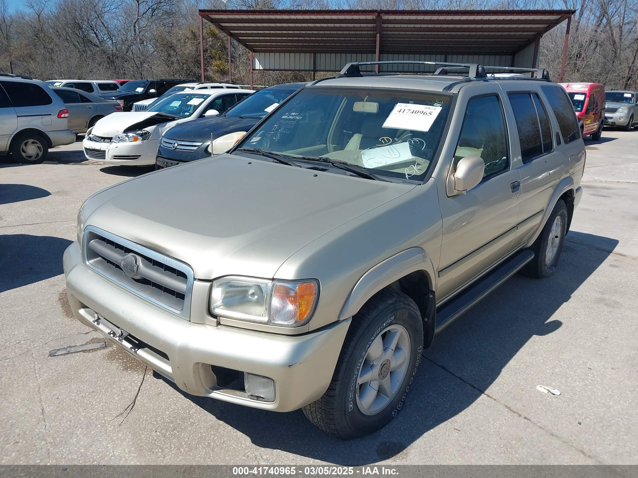 2000 Nissan Pathfinder Le/se/xe Beige vin: JN8AR07Y6YW446544