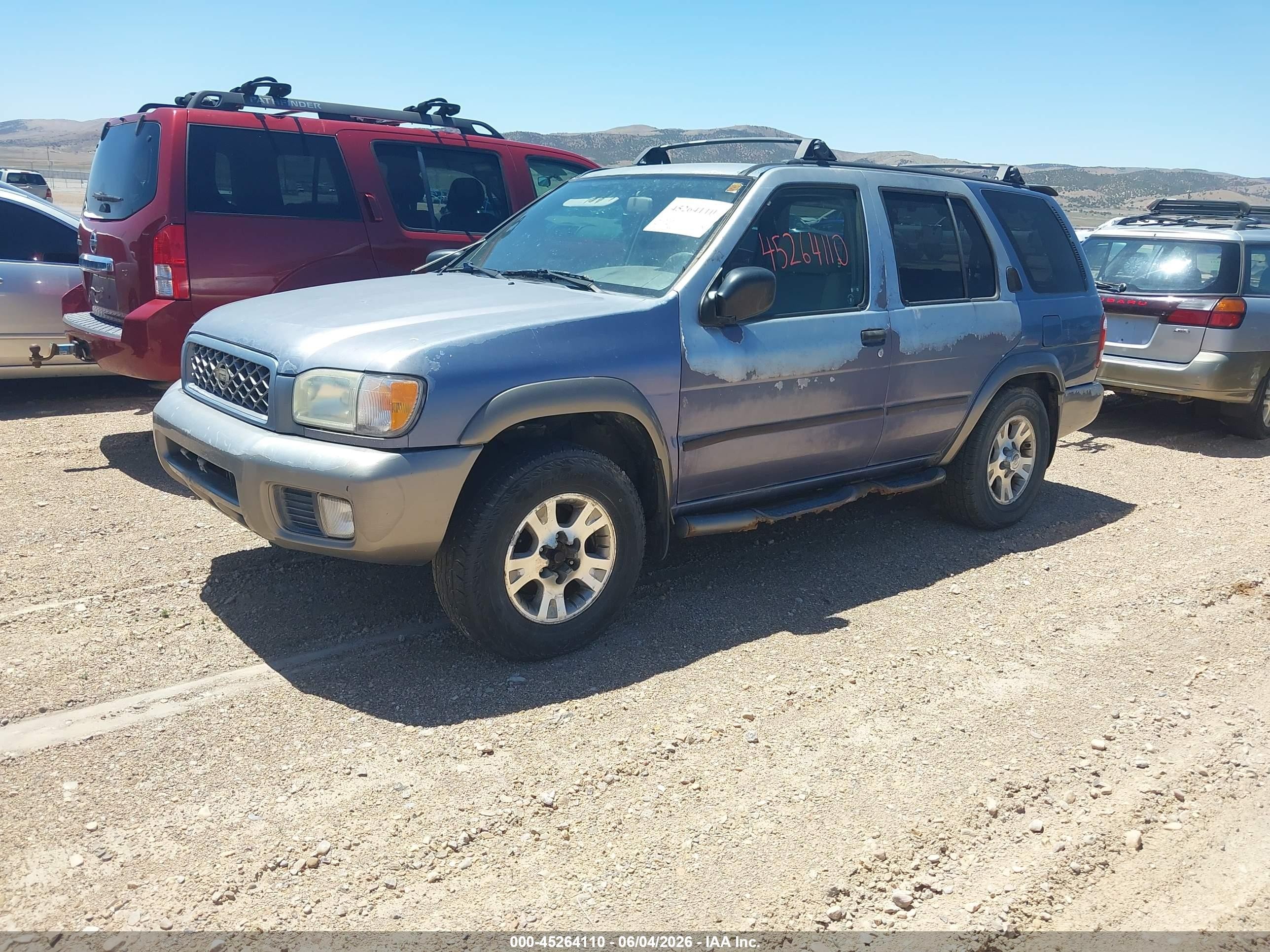 2000 Nissan Pathfinder Le/se/xe Синий vin: JN8AR07Y7YW420101
