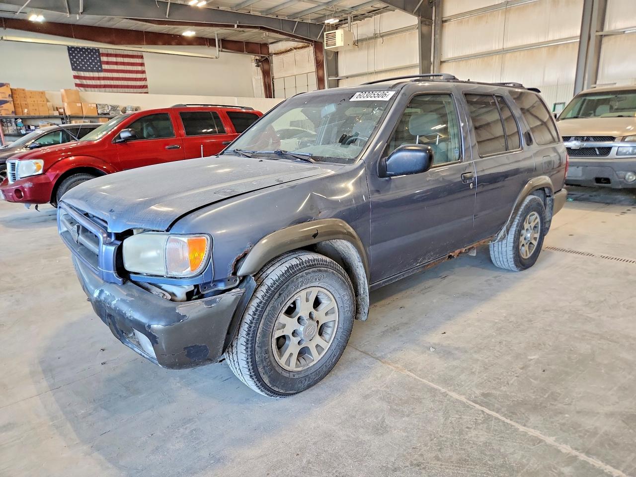 2000 Nissan Pathfinder Xe Blue vin: JN8AR07Y9YW436803