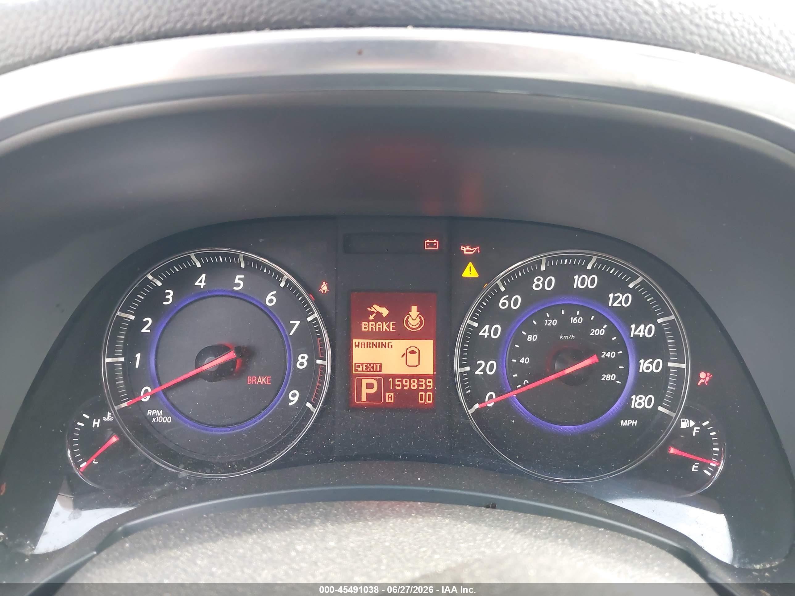 2010 Infiniti Fx35   Black vin: JN8AS1MU0AM801351