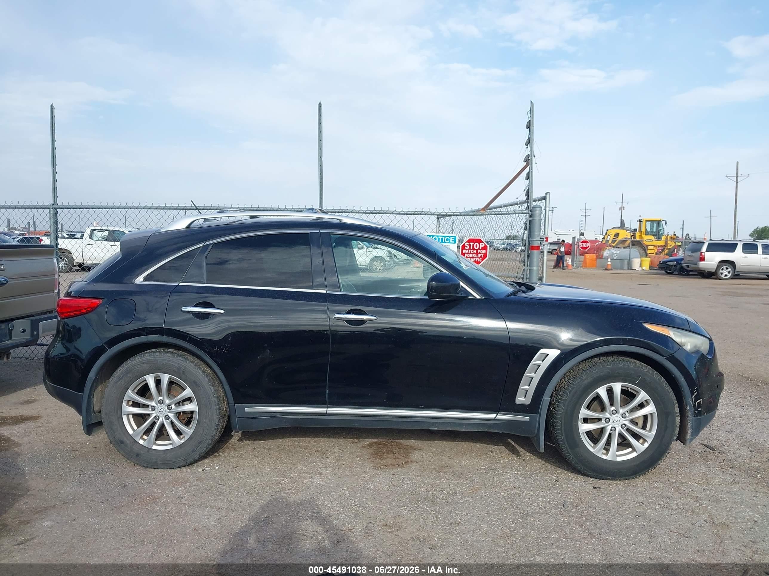 2010 Infiniti Fx35   Black vin: JN8AS1MU0AM801351