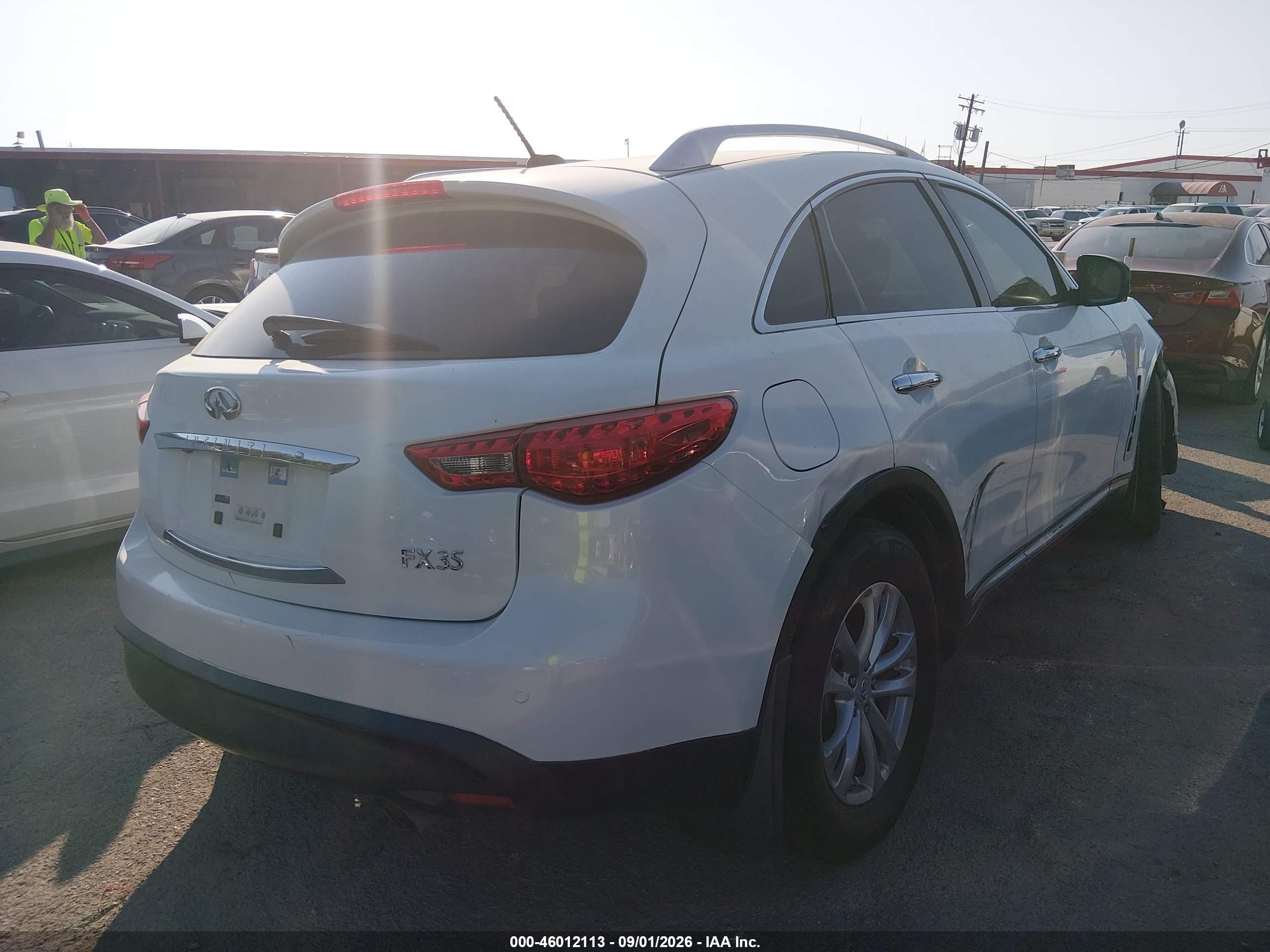 2011 Infiniti Fx35 Кремовый vin: JN8AS1MU0BM110077