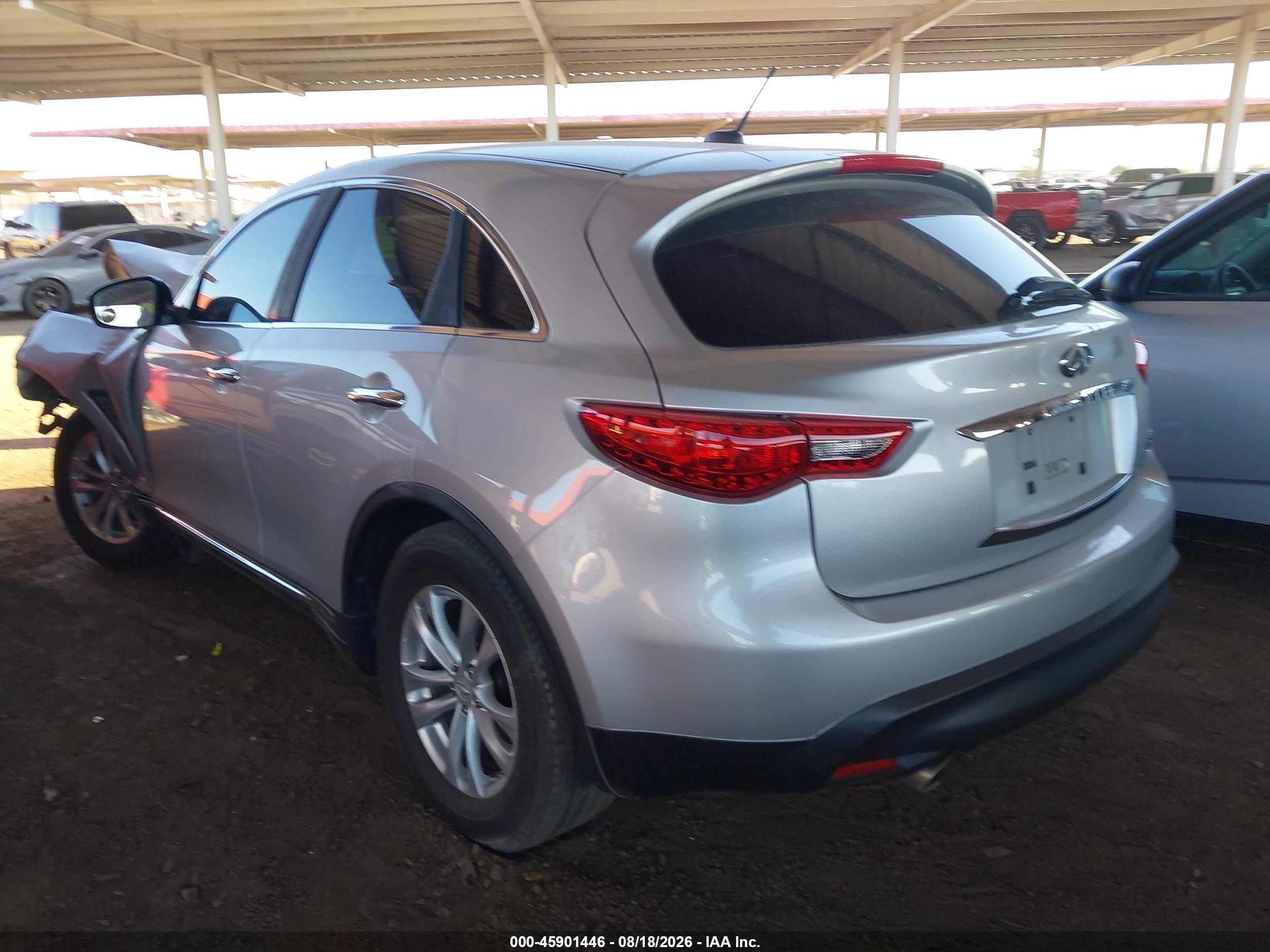 2011 Infiniti Fx35   Gray vin: JN8AS1MU0BM711344