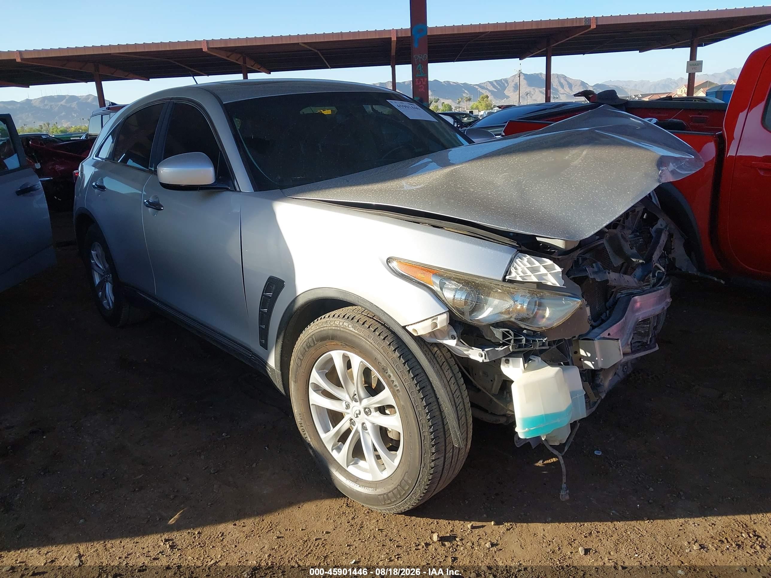 2011 Infiniti Fx35   Gray vin: JN8AS1MU0BM711344