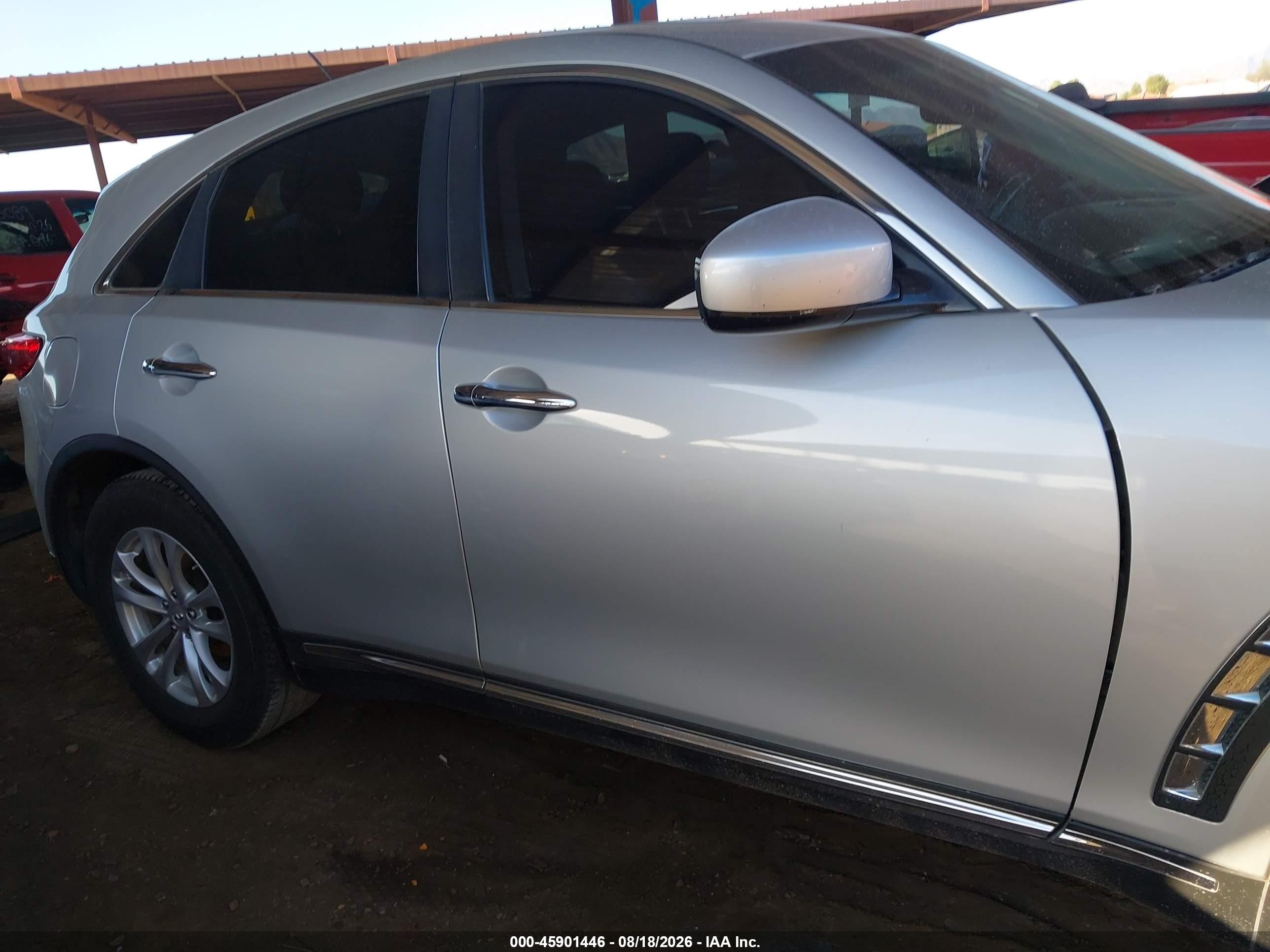 2011 Infiniti Fx35   Gray vin: JN8AS1MU0BM711344