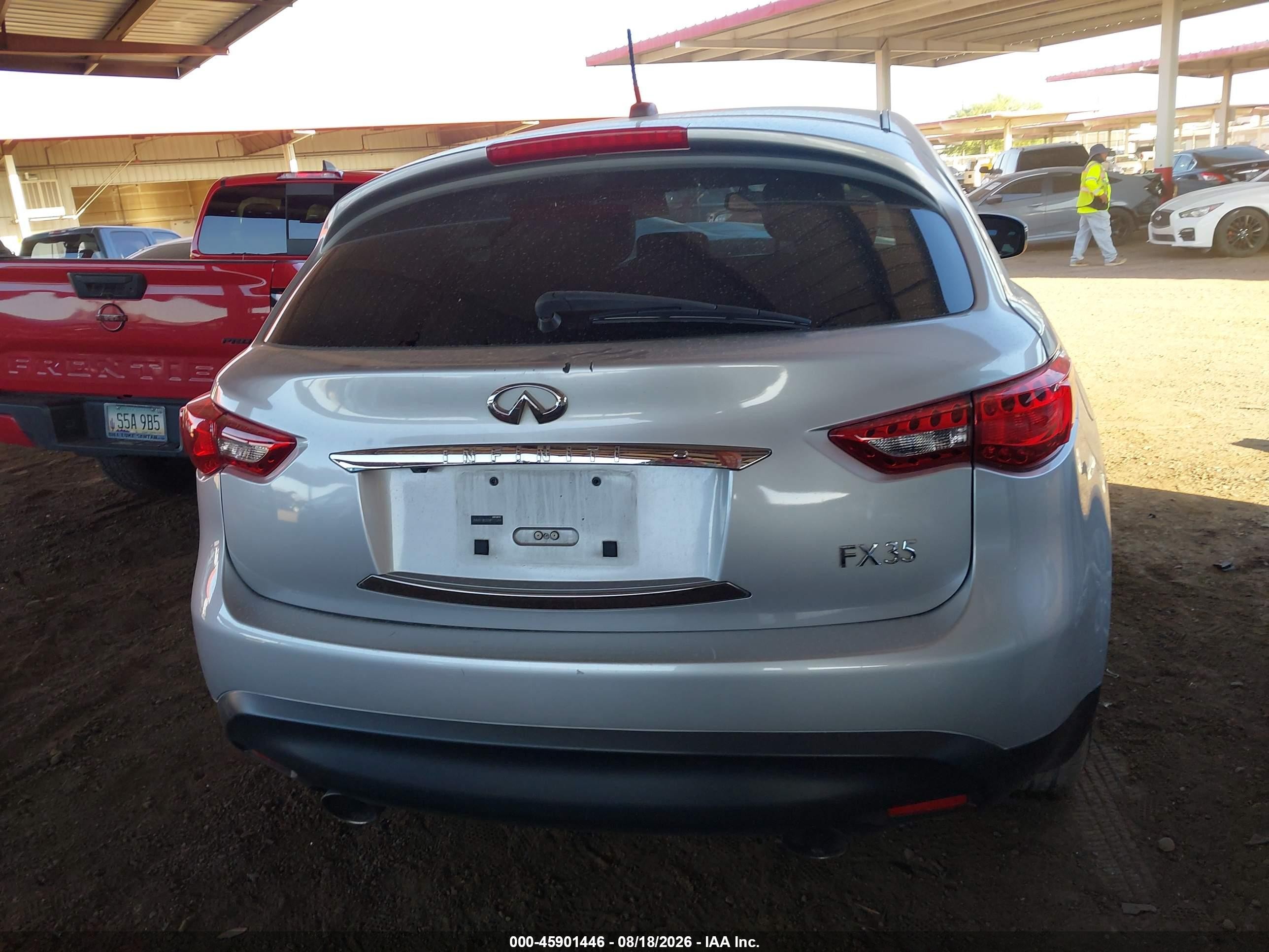 2011 Infiniti Fx35   Gray vin: JN8AS1MU0BM711344