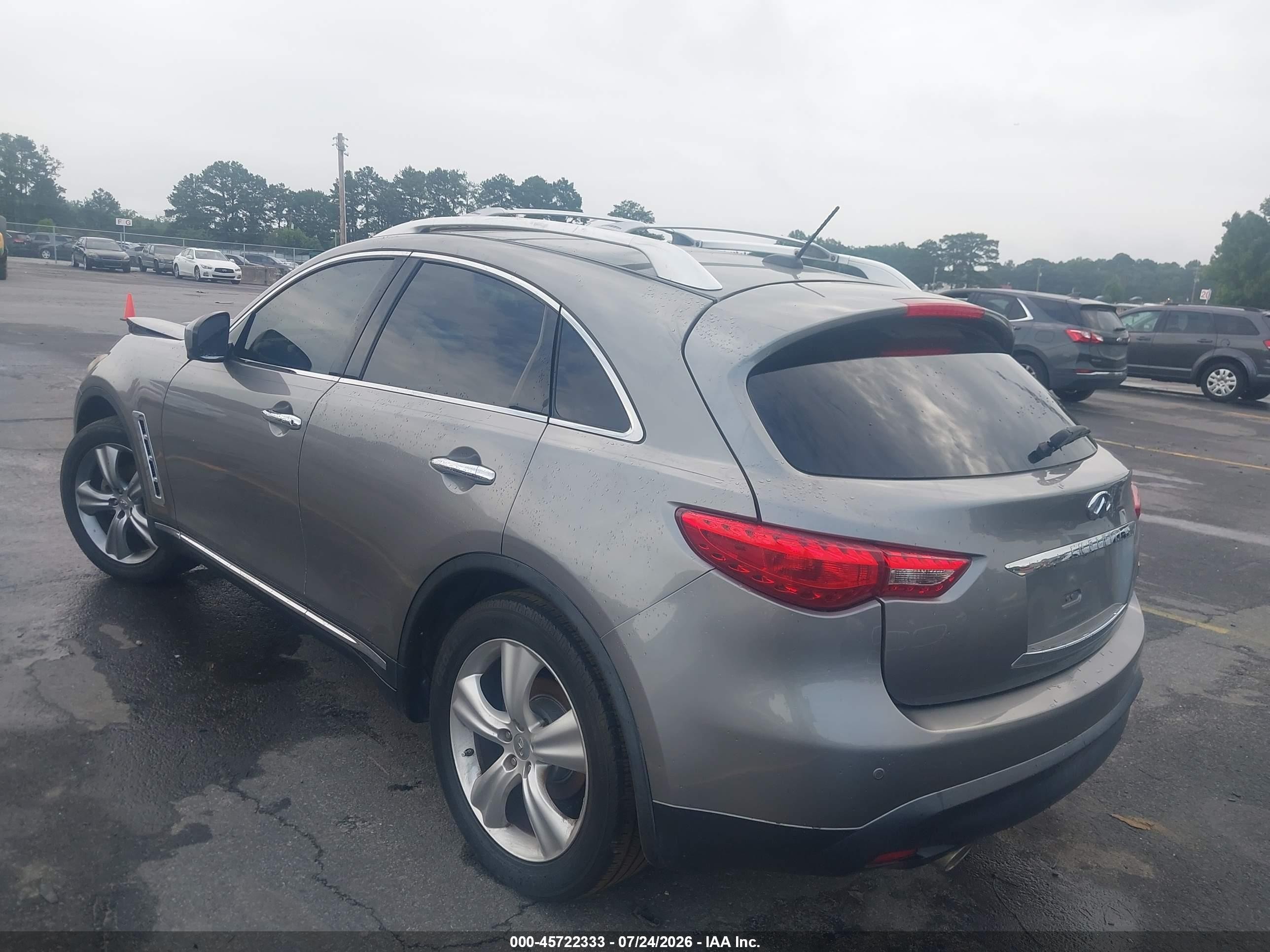 2011 Infiniti Fx35   Gray vin: JN8AS1MU0BM711733