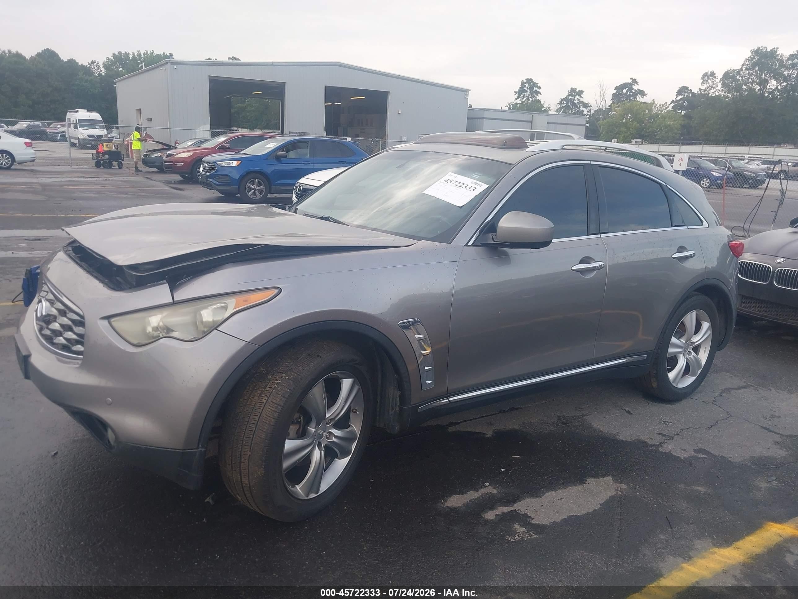 2011 Infiniti Fx35   Gray vin: JN8AS1MU0BM711733