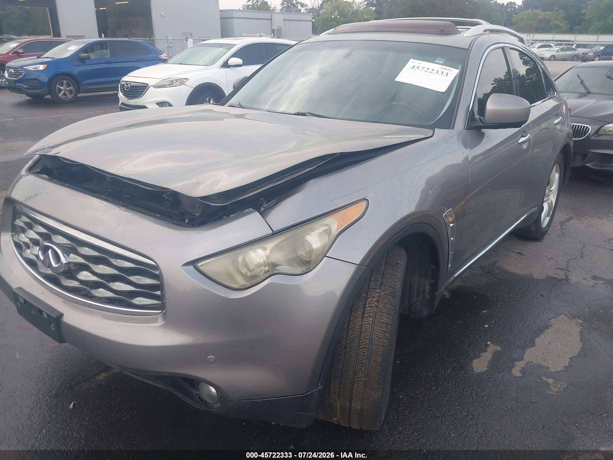 2011 Infiniti Fx35   Gray vin: JN8AS1MU0BM711733